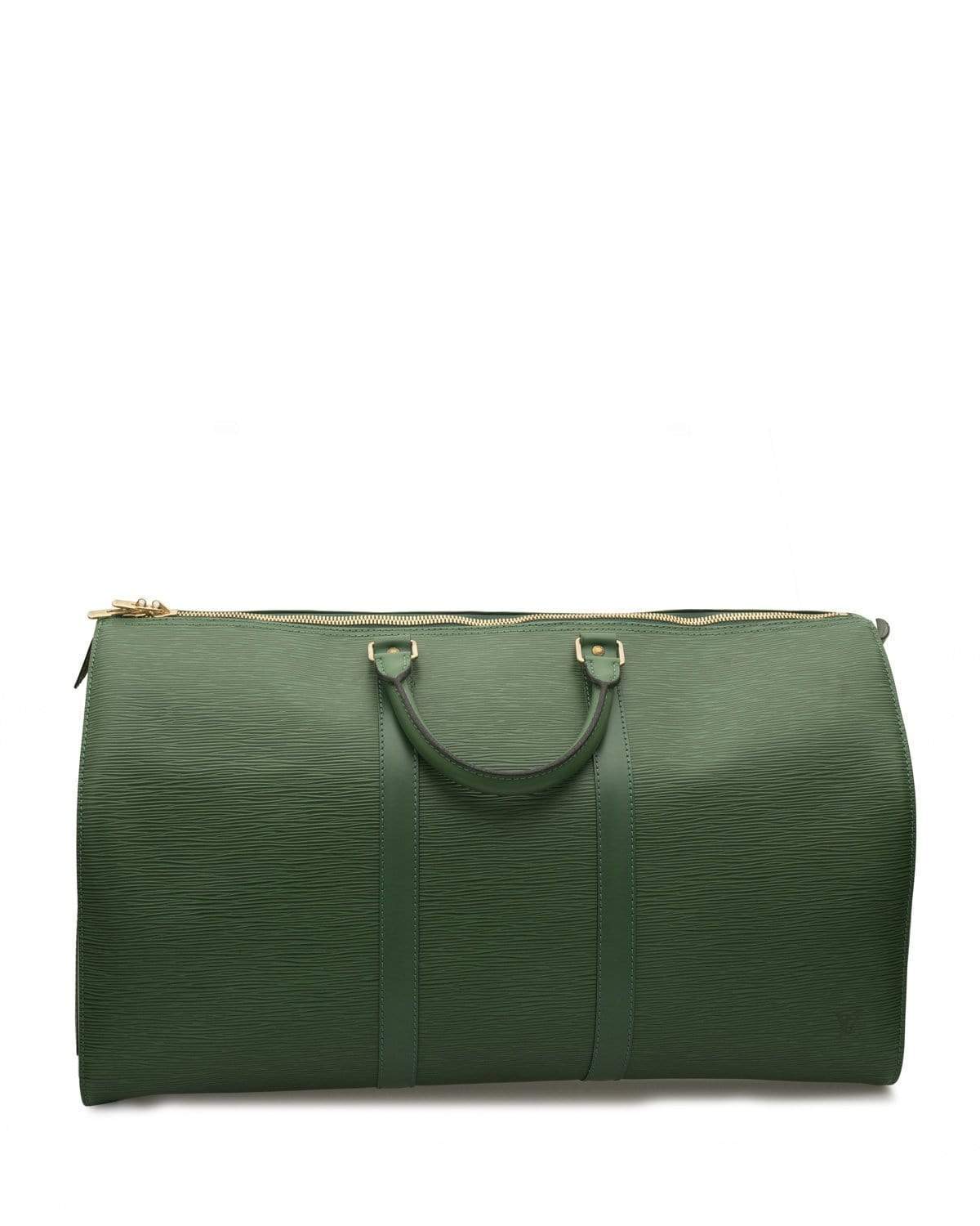 Louis Vuitton Louis Vuitton Green Epi Leather Keepall 50 - AWL2008