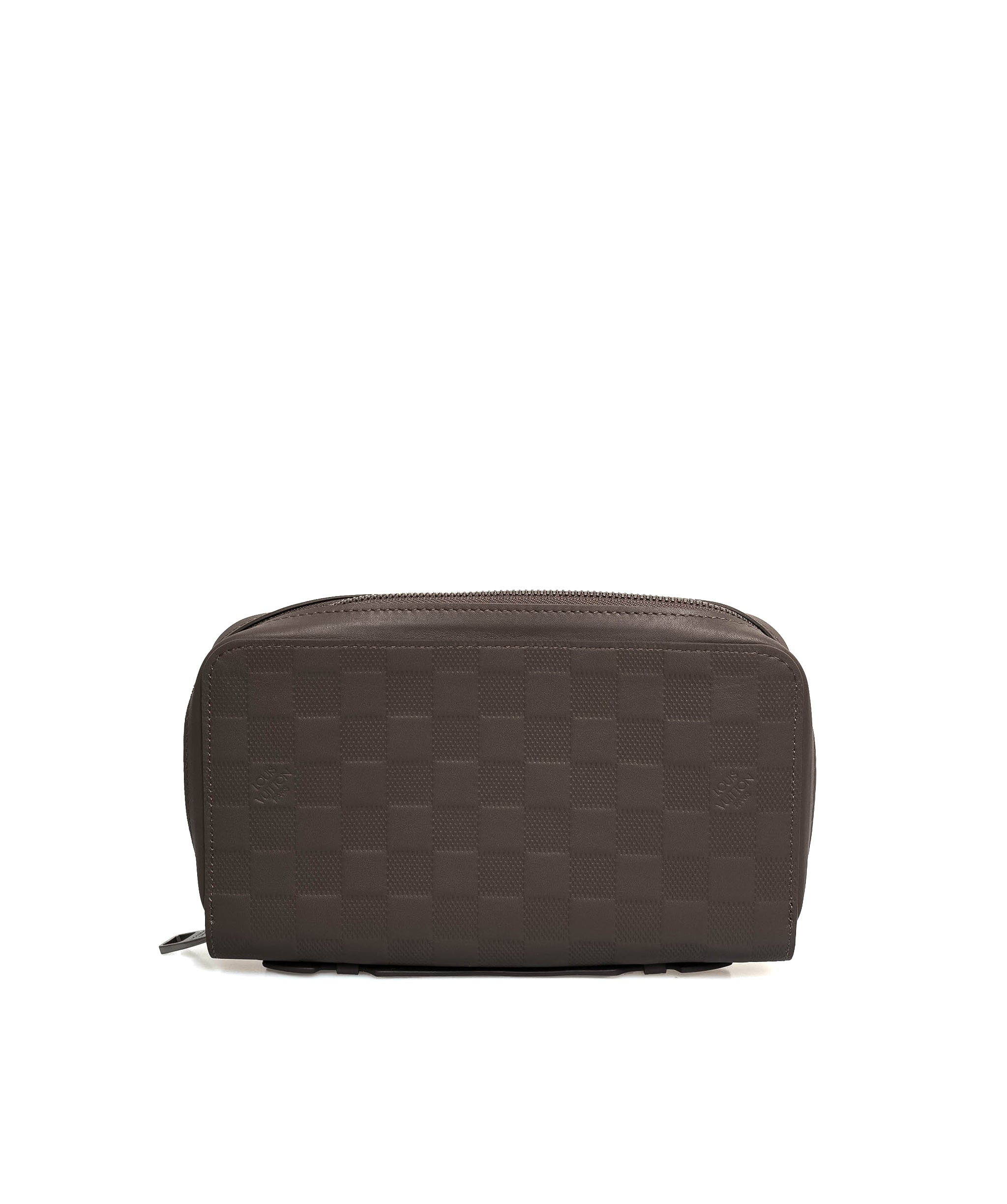 Louis Vuitton Louis Vuitton Grey Damier Canvas Clutch Bag - AGL1542