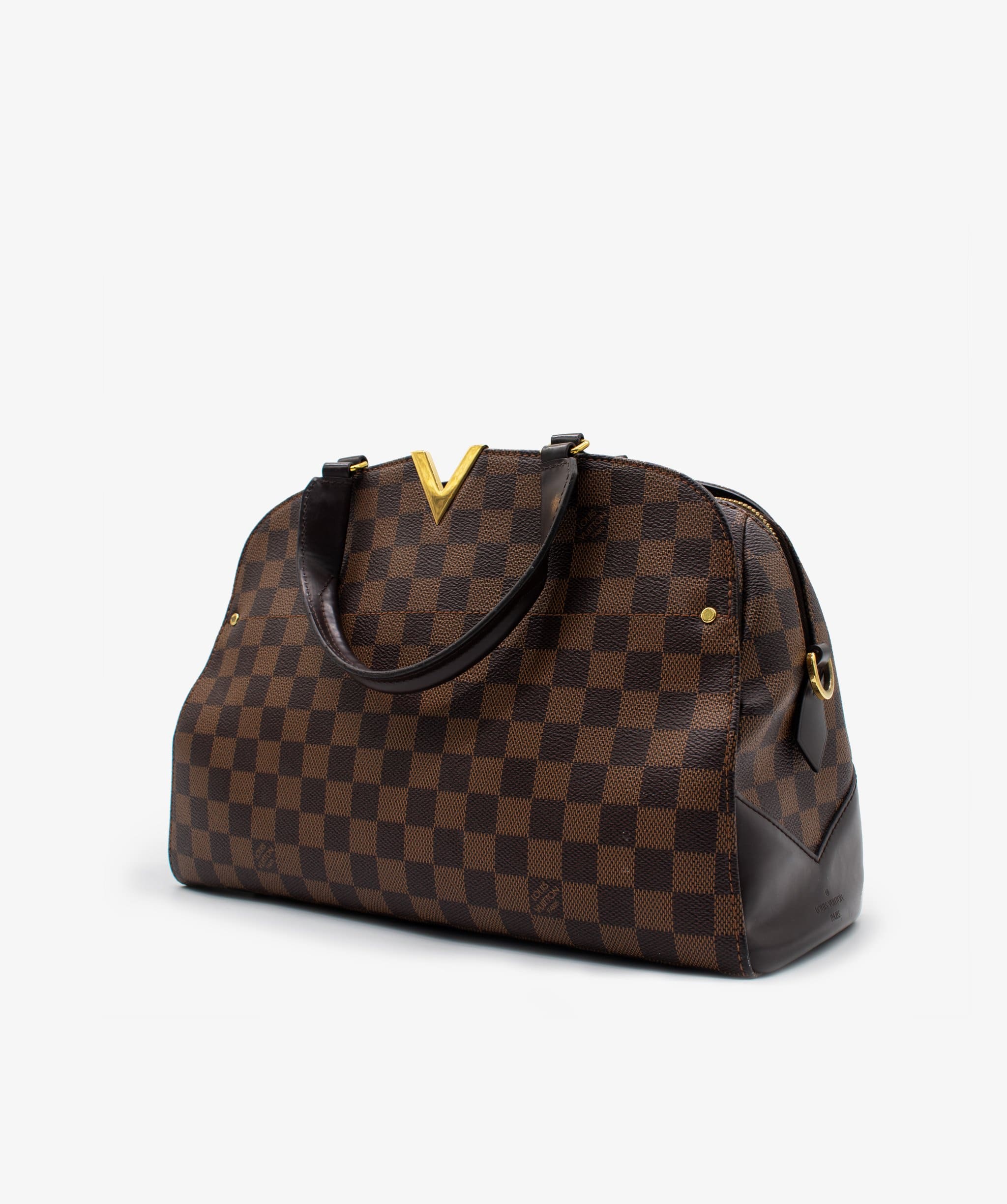 Louis Vuitton Louis Vuitton Kensington Bowling Bag Damier Ebene RJL1164