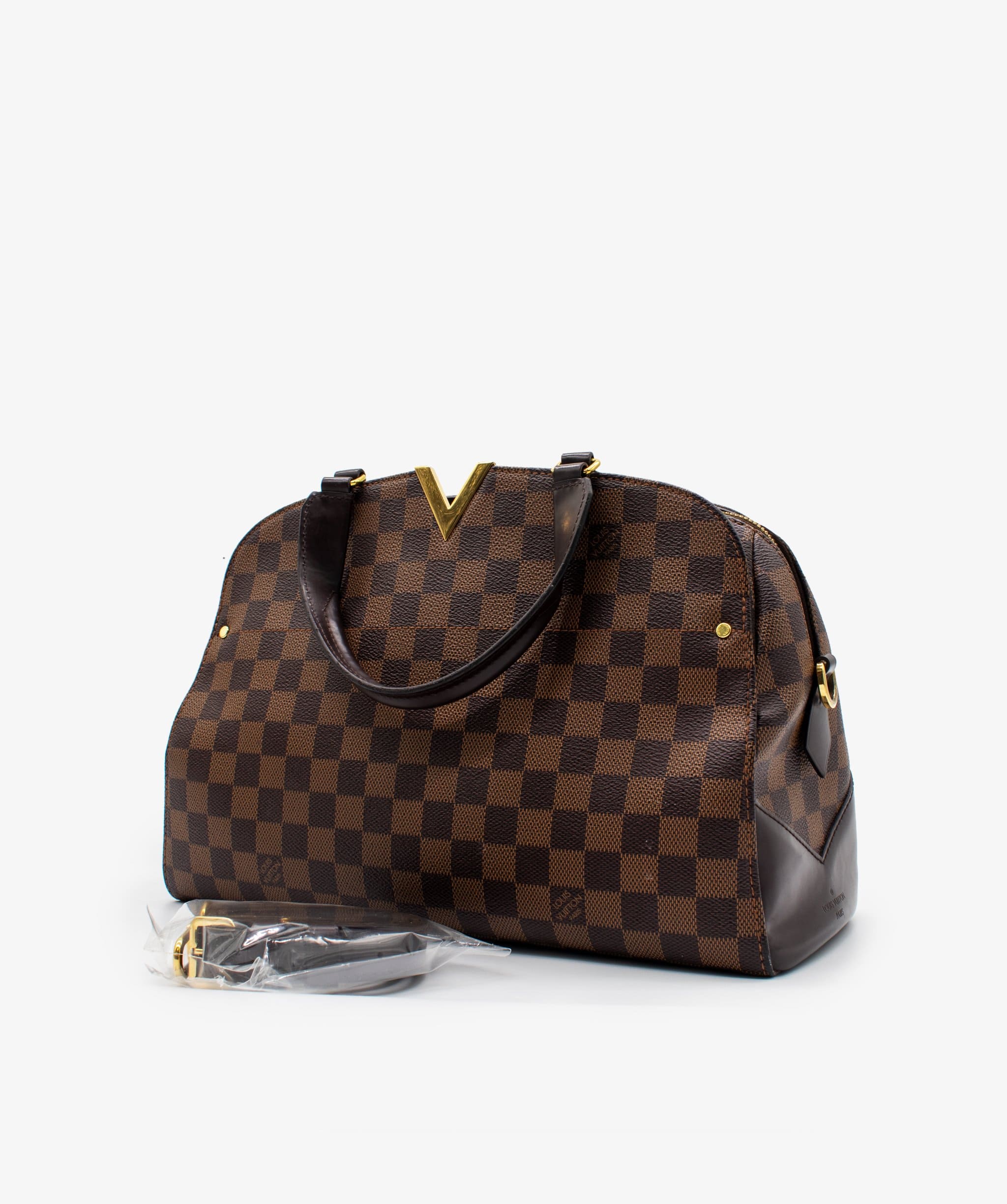 Louis Vuitton Louis Vuitton Kensington Bowling Bag Damier Ebene RJL1164