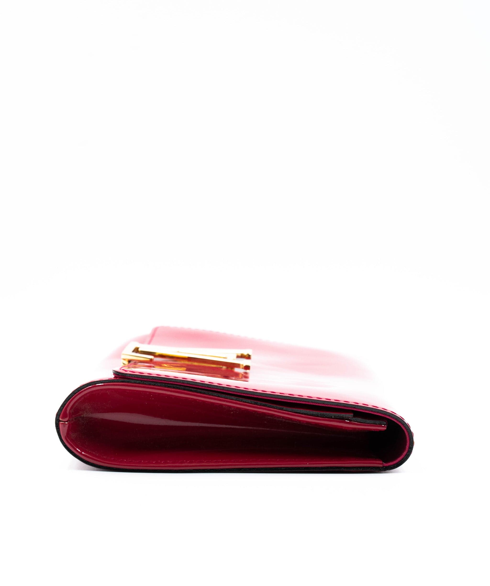 Louis Vuitton Louis Vuitton Louise patent leather clutch bag in indian rose - AJL0005