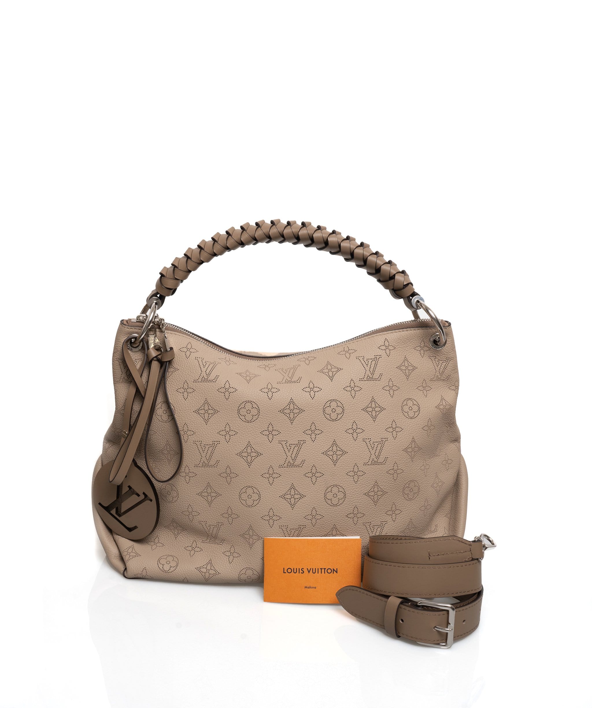 Louis Vuitton Louis Vuitton Mahina Taupe Hobo bag  - ADL1284