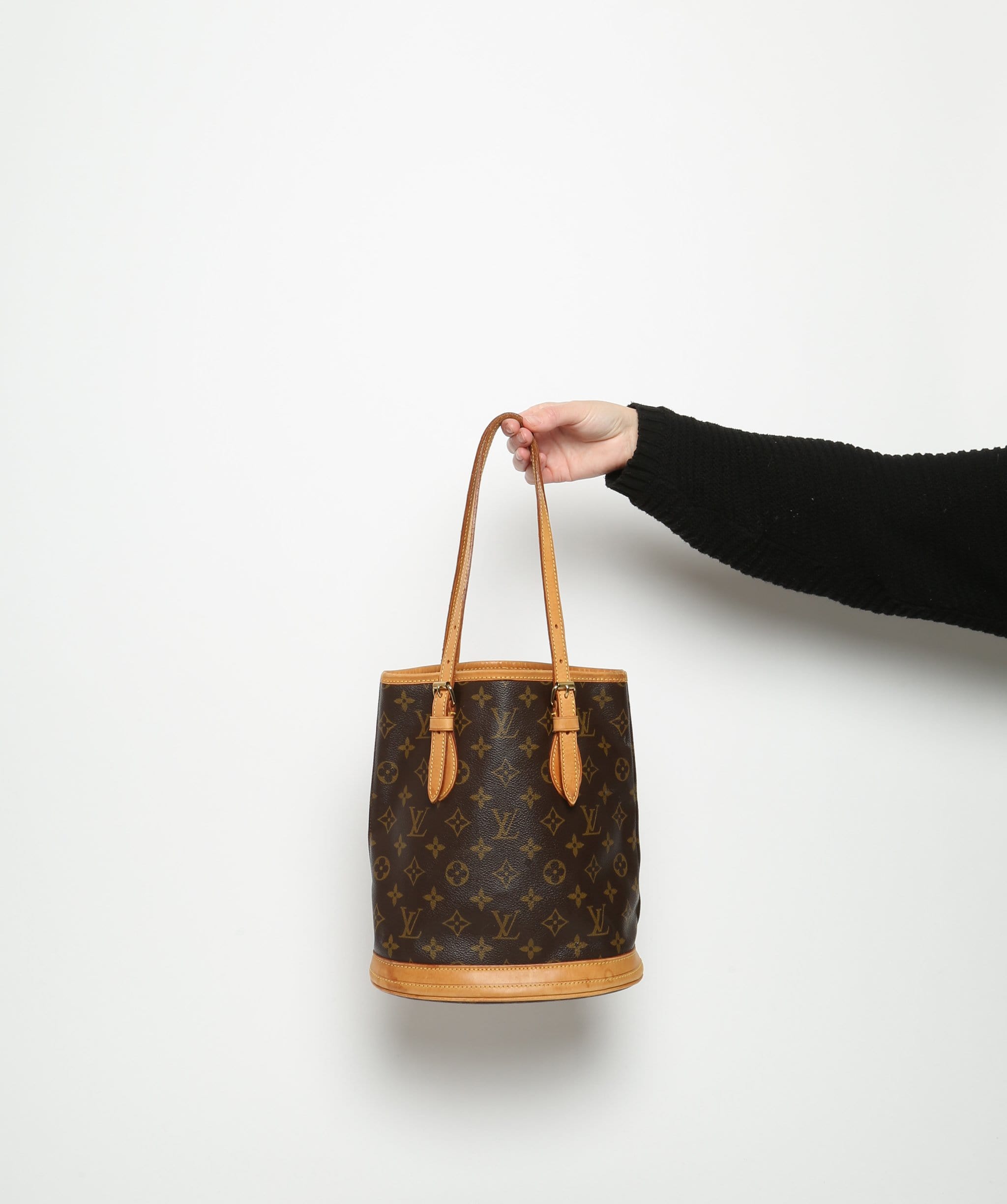 Louis Vuitton LOUIS VUITTON Monogram Bucket PM Shoulder Bag AR0011