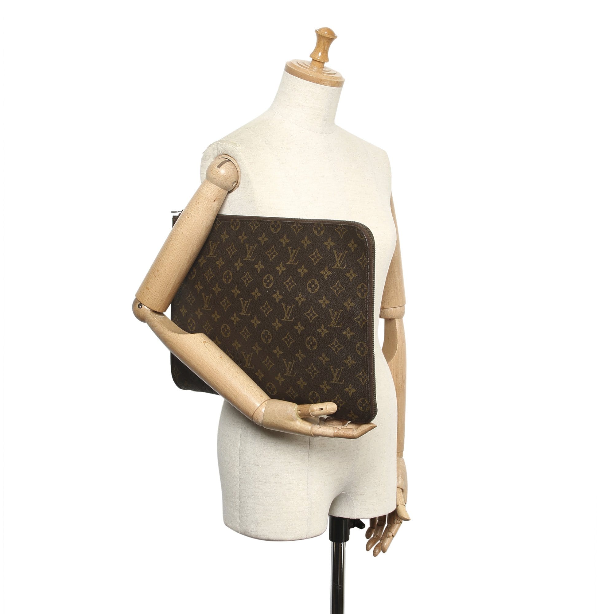 Louis Vuitton Louis Vuitton Monogram Document Pouch AWL1035