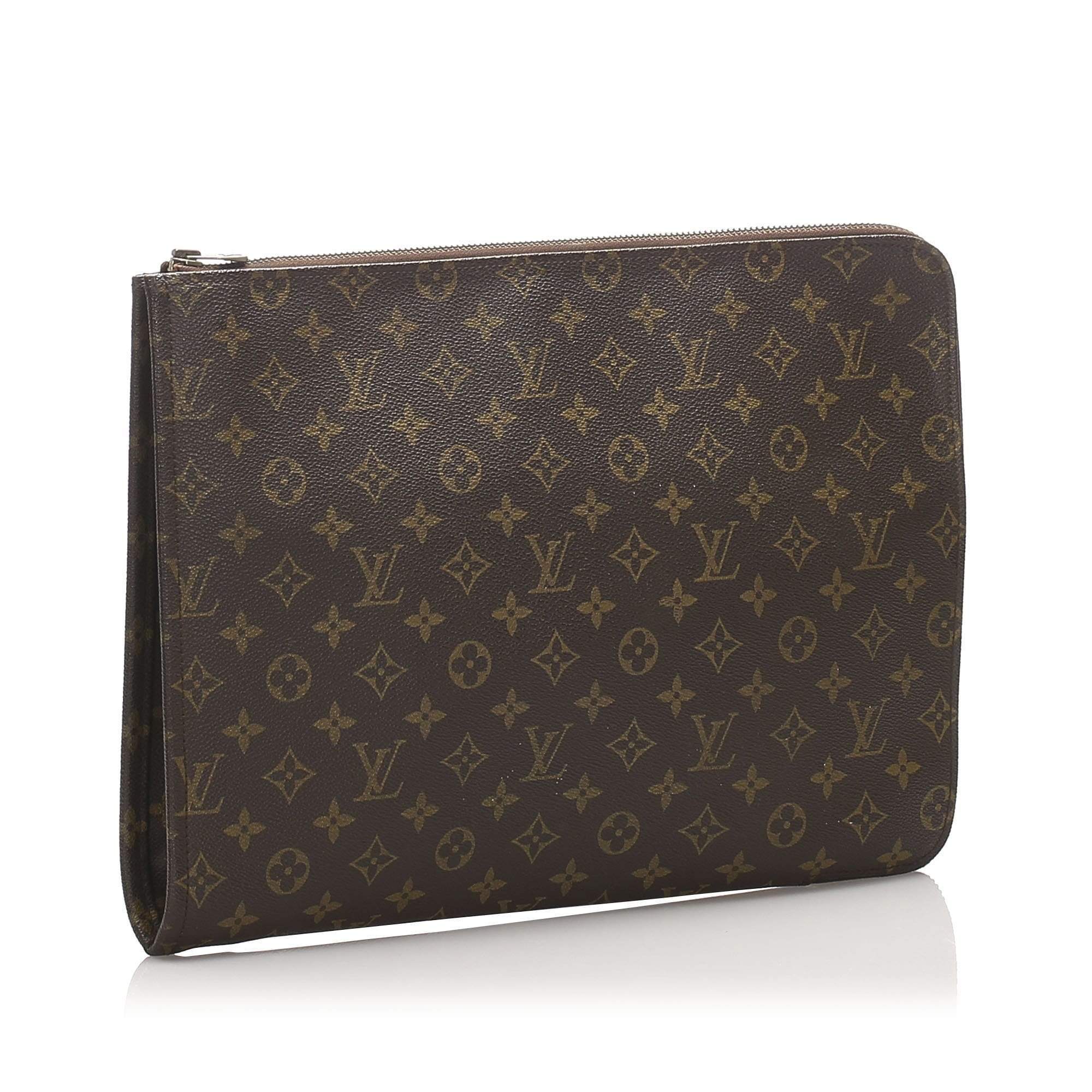 Louis Vuitton Louis Vuitton Monogram Document Pouch AWL1035