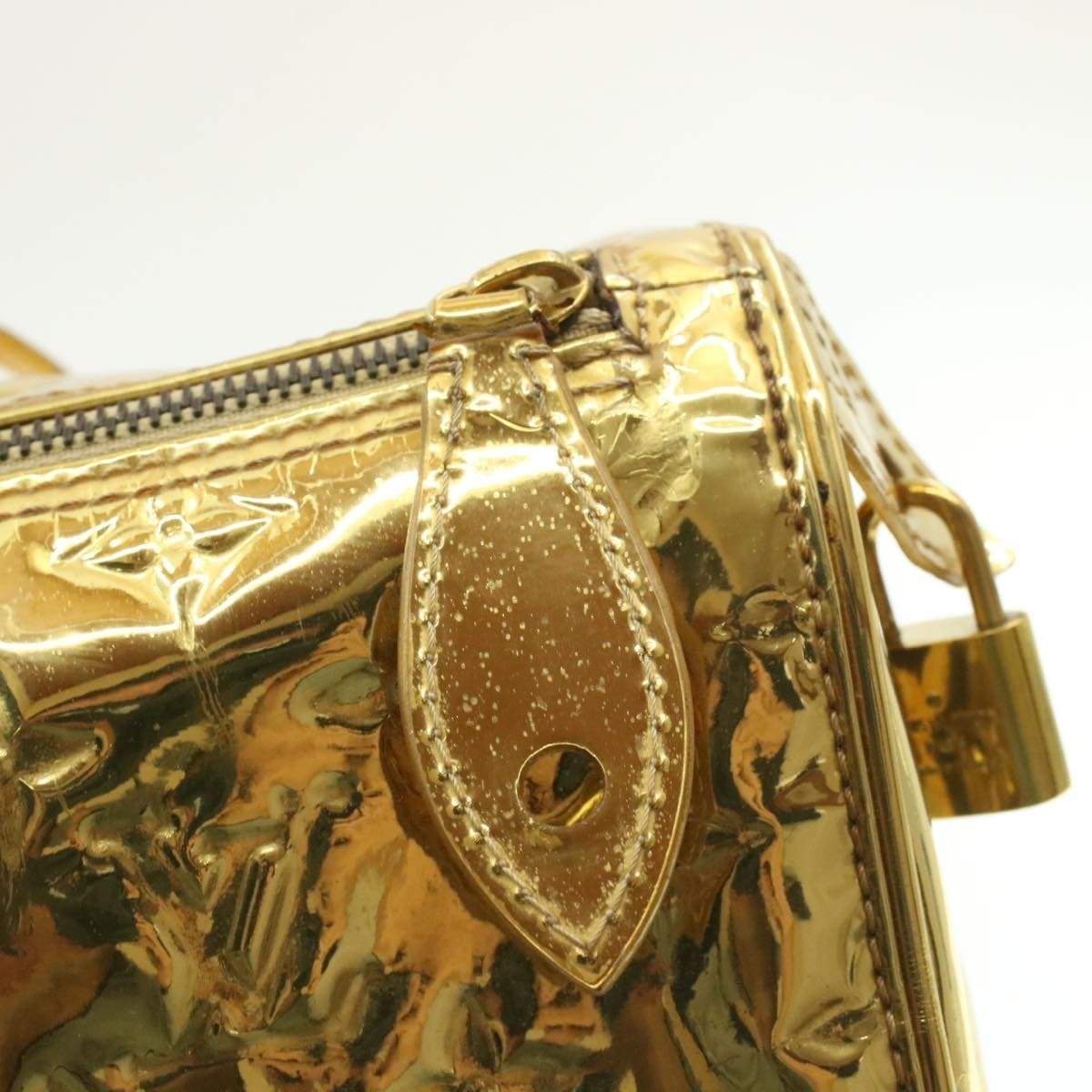 Louis Vuitton LOUIS VUITTON Monogram Gold Mirror Speedy 35