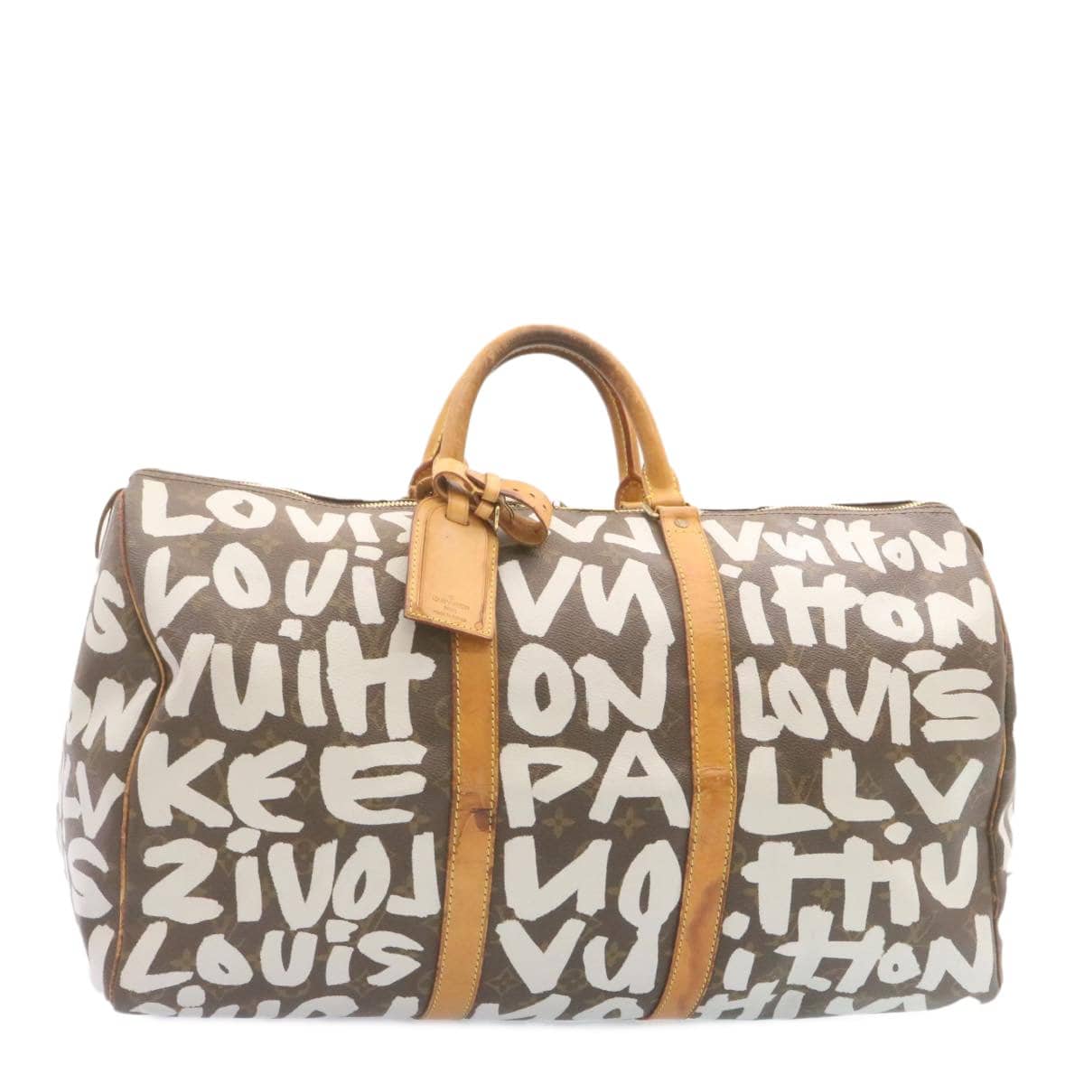 Louis Vuitton LOUIS VUITTON Monogram Graffiti Keepall 50 Boston Bag - AWL1430