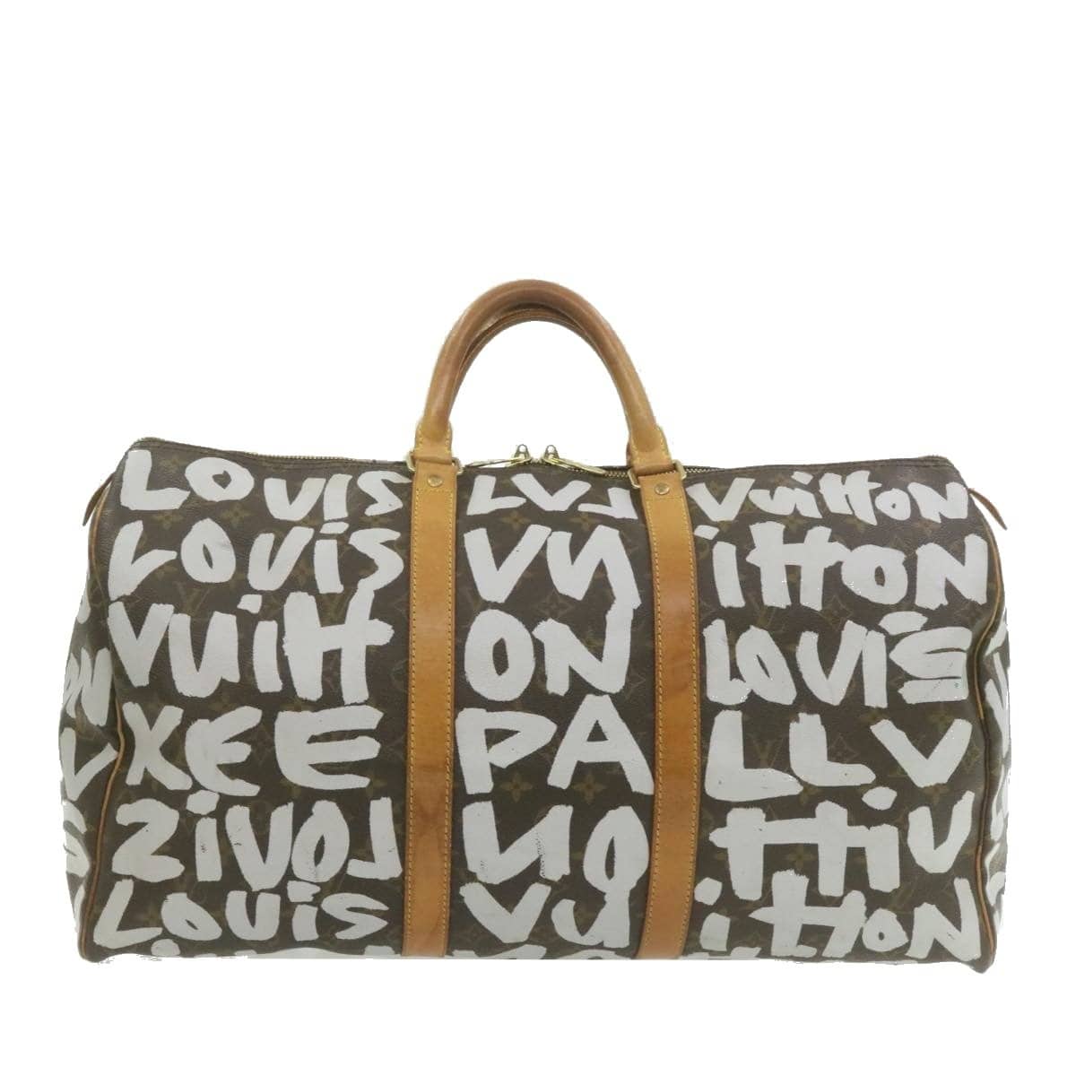 Louis Vuitton LOUIS VUITTON Monogram Graffiti Keepall 50 Boston Bag MW2195