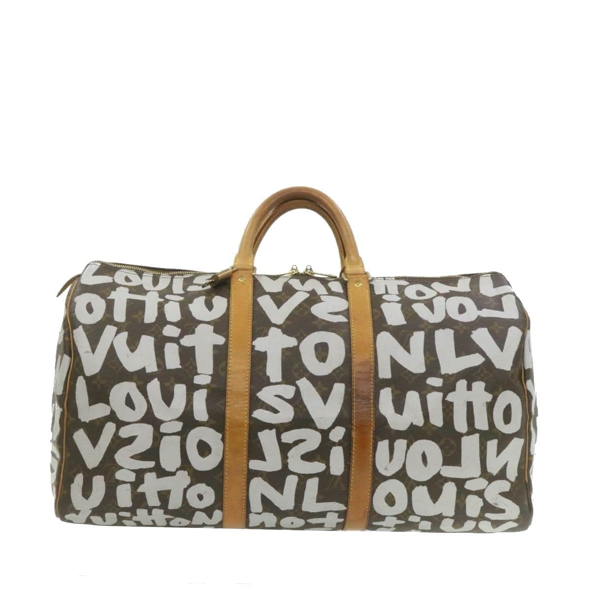 Louis Vuitton LOUIS VUITTON Monogram Graffiti Keepall 50 Boston Bag MW2195