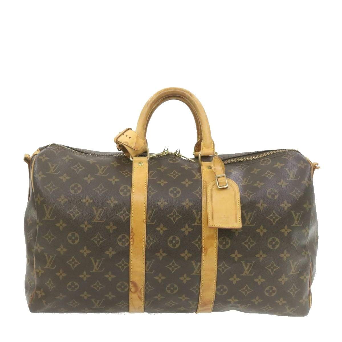 Louis Vuitton LOUIS VUITTON Monogram Keepall 45 Boston Bag M41428 LV Auth go024 MB1020