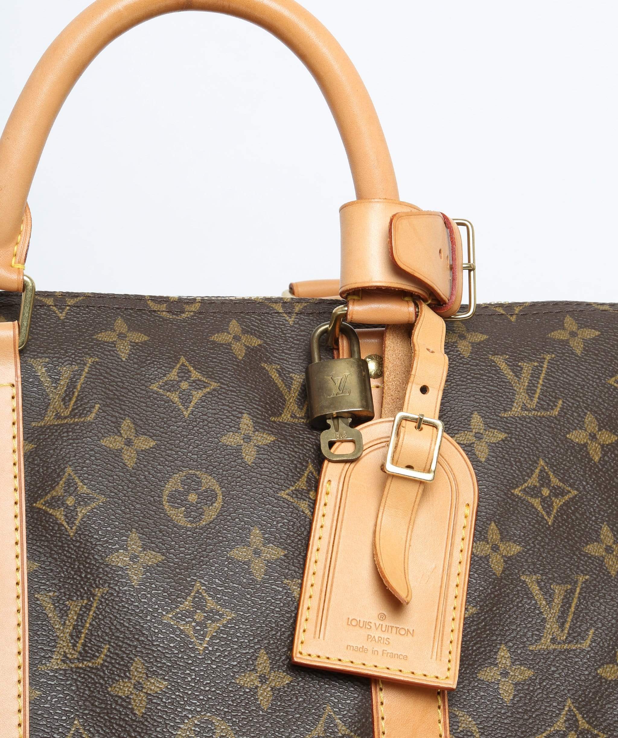 Louis Vuitton LOUIS VUITTON Monogram Keepall 50 Boston Bag FL1012