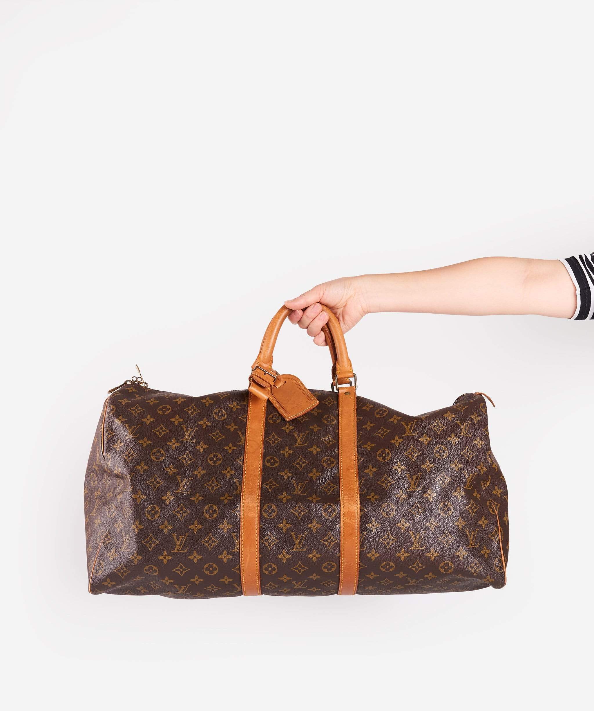 Louis Vuitton LOUIS VUITTON Monogram Keepall 55 Boston Bag 871