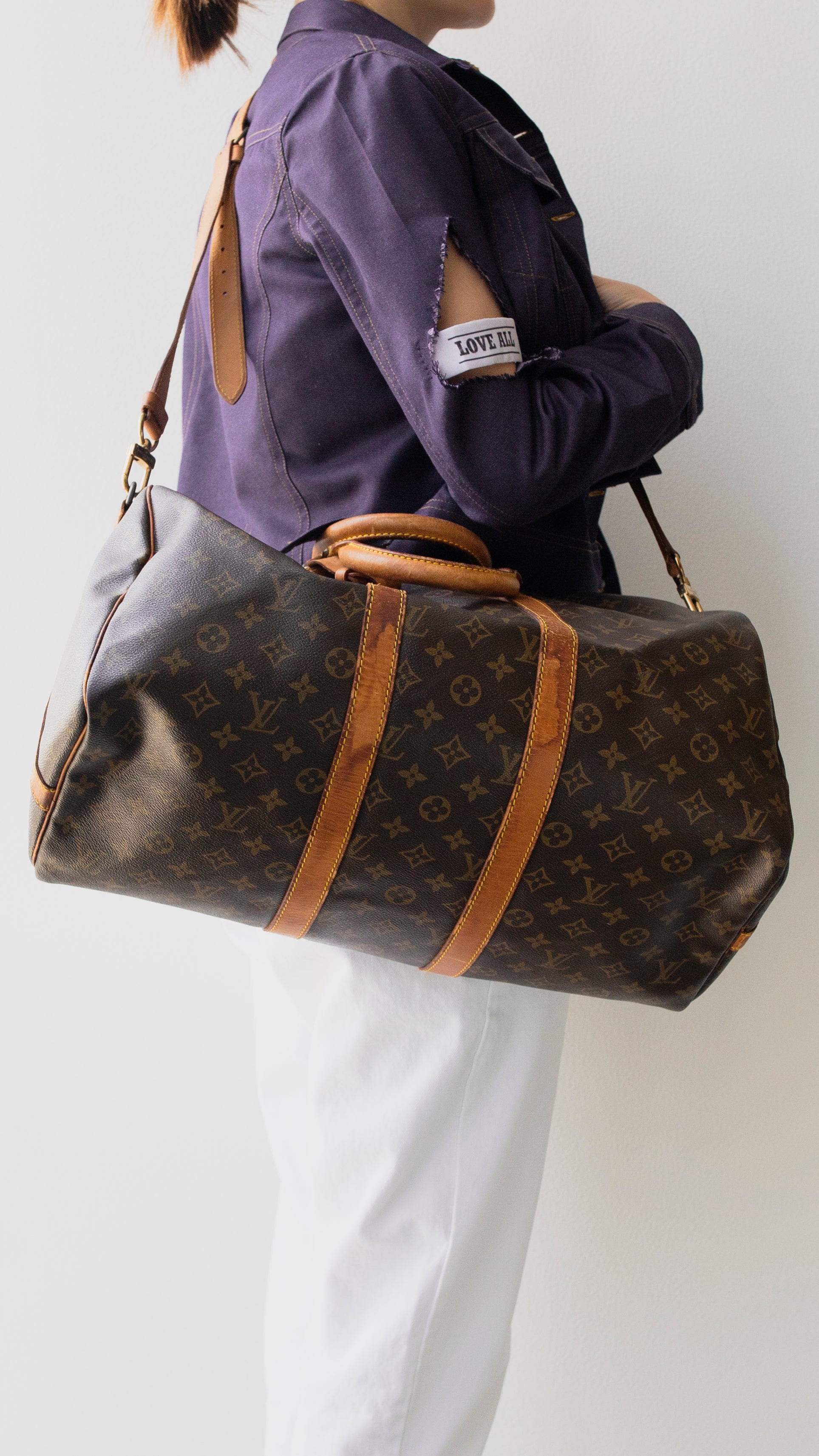 Louis Vuitton Louis Vuitton Monogram Keepall Bandouliere 45