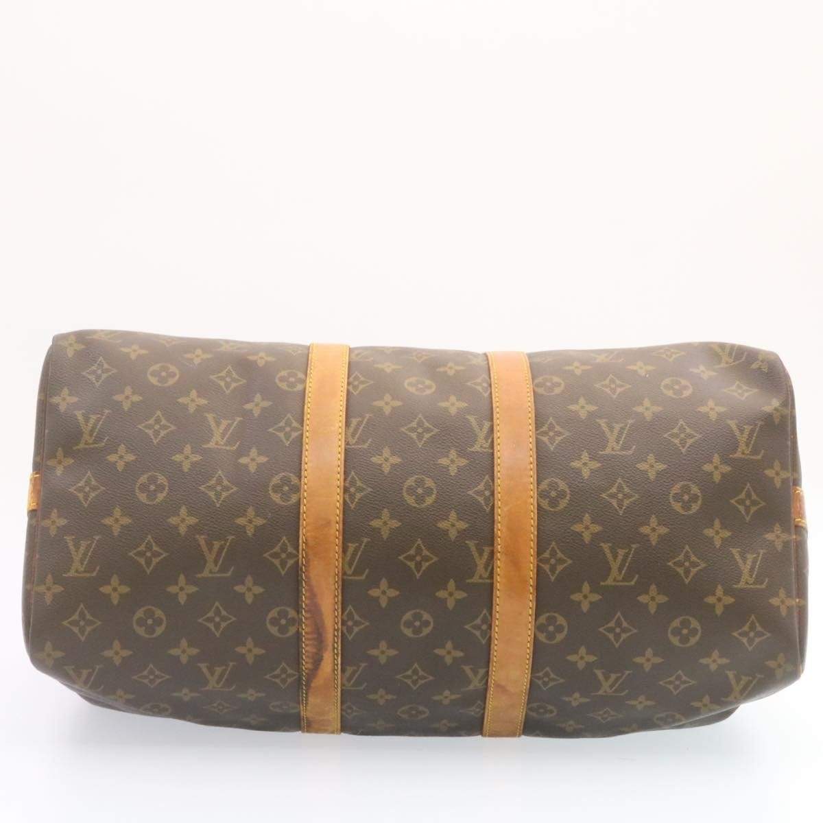 Louis Vuitton LOUIS VUITTON Monogram Keepall Bandouliere 45 Boston Bag with Strap - AWL1433