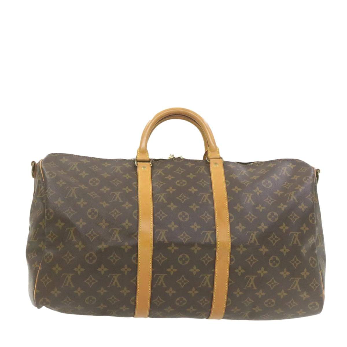 Louis Vuitton LOUIS VUITTON Monogram Keepall Bandouliere 50 Boston Bag M41416 LV Auth 21078 VI1921