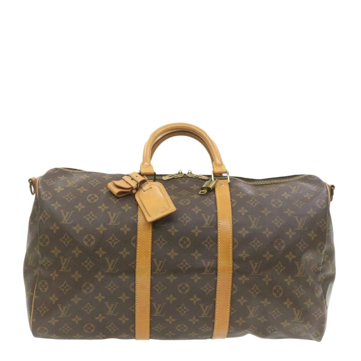 Louis Vuitton LOUIS VUITTON Monogram Keepall Bandouliere 50 Boston Bag M41416 LV Auth 21078 VI1921