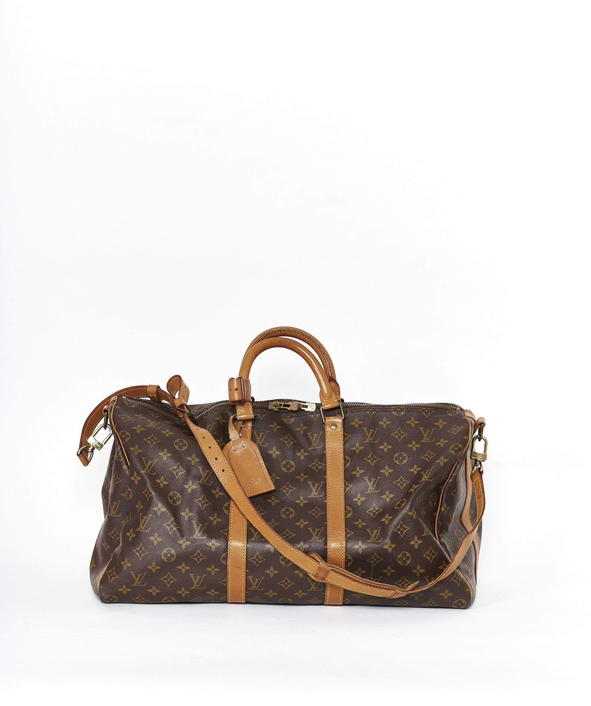 Louis Vuitton LOUIS VUITTON Monogram Keepall Bandouliere 50 Boston Bag VI881