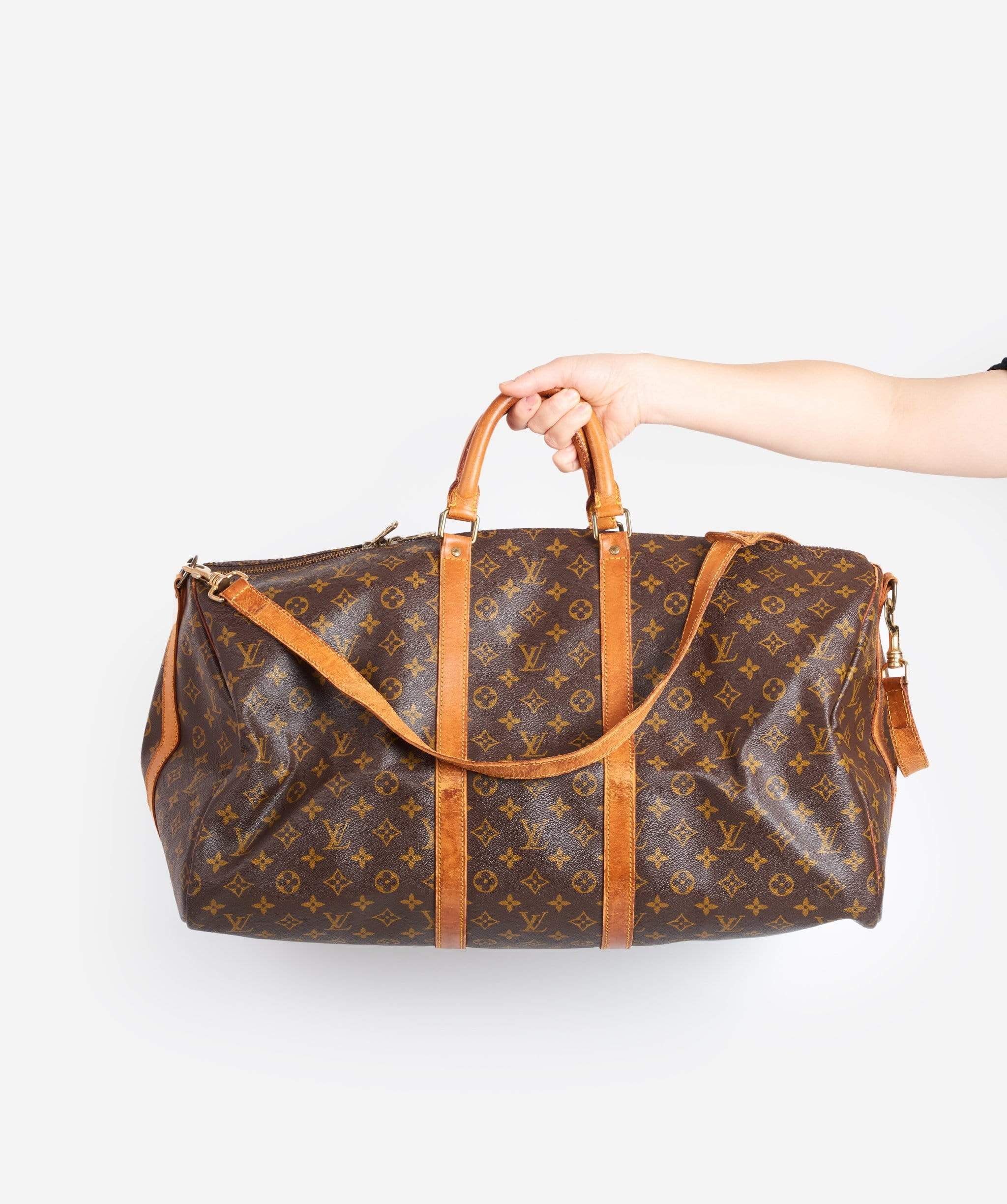 Louis Vuitton LOUIS VUITTON Monogram Keepall Bandouliere 55 Boston Bag LV  VI864