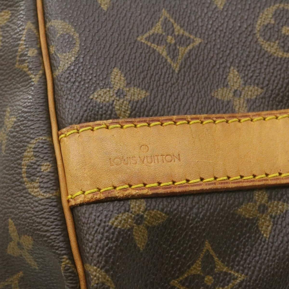 Louis Vuitton LOUIS VUITTON Monogram Keepall Bandouliere 55 Boston Bag M41414 LV Auth yt142