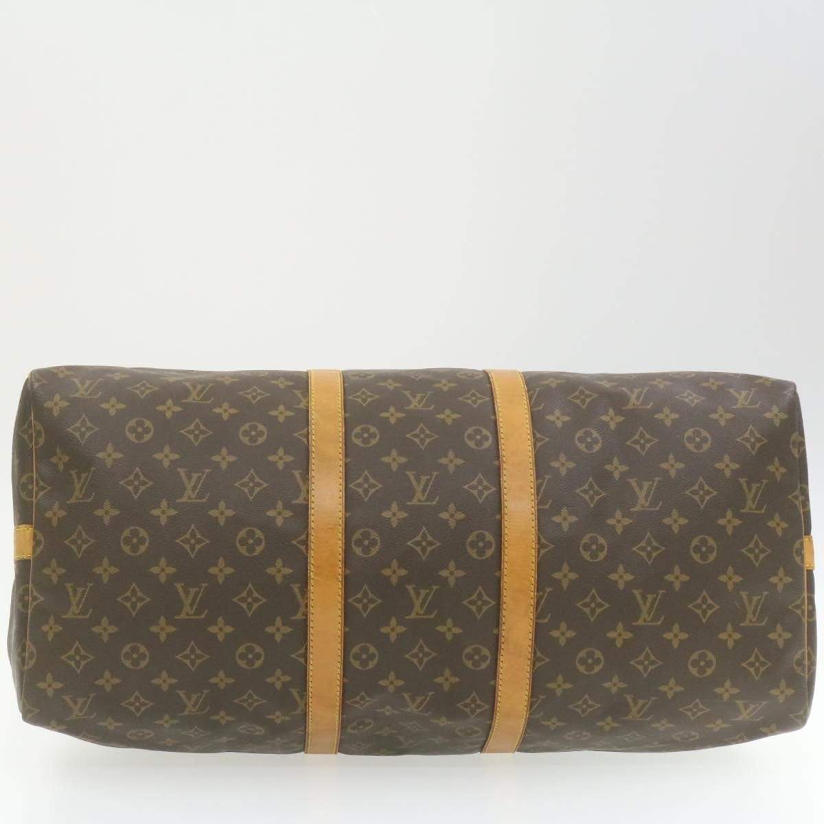 Louis Vuitton LOUIS VUITTON Monogram Keepall Bandouliere 55 Boston Bag M41414 LV Auth yt142