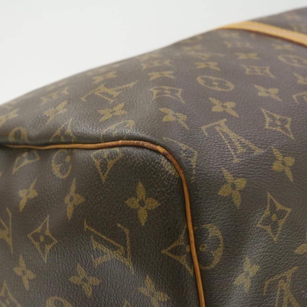 Louis Vuitton LOUIS VUITTON Monogram Keepall Bandouliere 55 Boston Bag M41414 LV Auth yt142