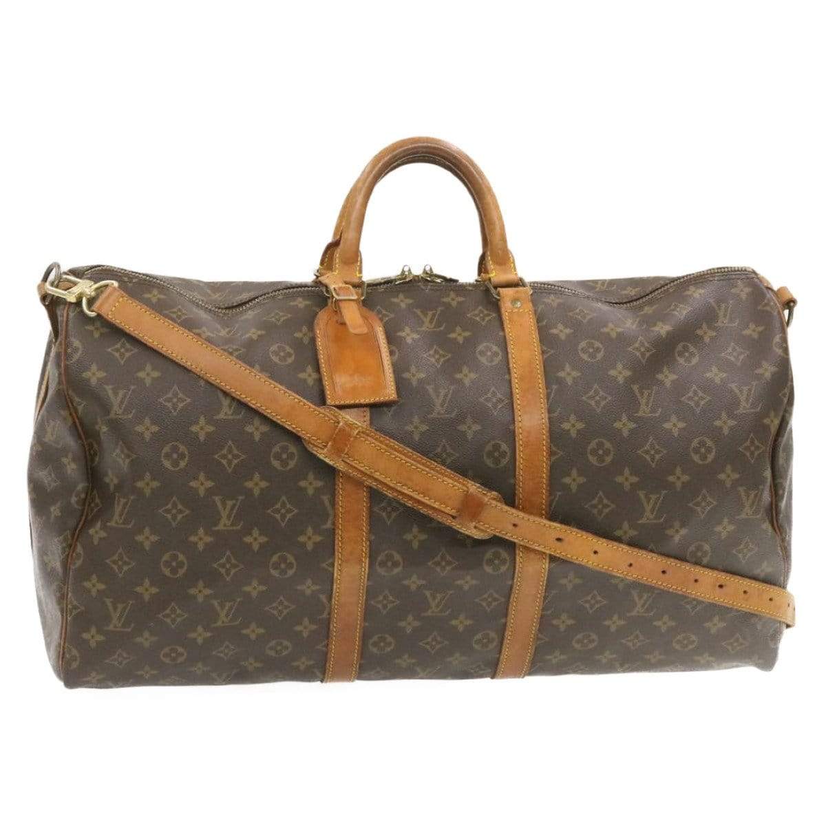 Louis Vuitton LOUIS VUITTON Monogram Keepall Bandouliere 55 Boston Bag VI 874