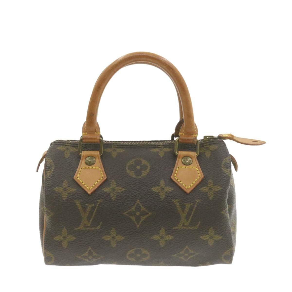 Louis Vuitton LOUIS VUITTON Monogram Mini Speedy Hand Bag AWL1058