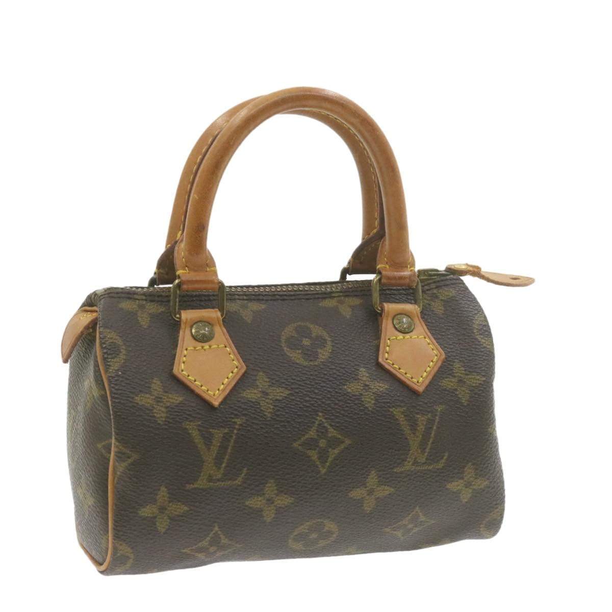 Louis Vuitton LOUIS VUITTON Monogram Mini Speedy Hand Bag AWL1058