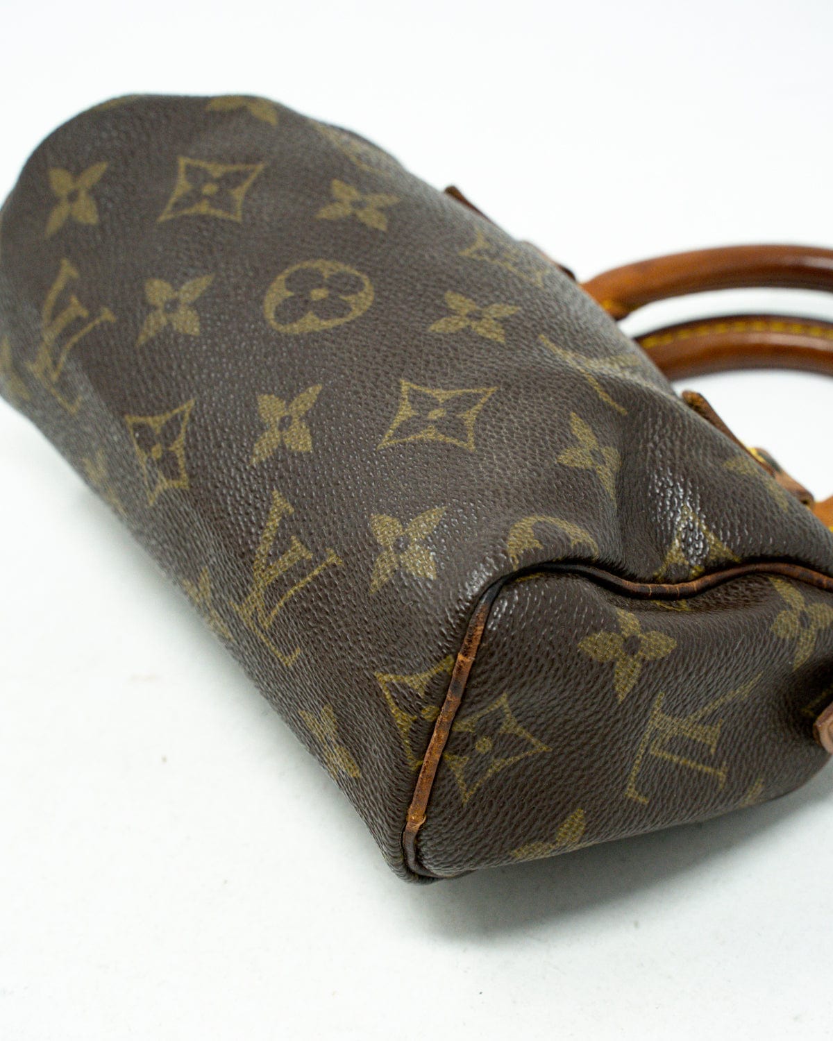 Louis Vuitton LOUIS VUITTON Monogram Mini Speedy Hand Bag with Strap - AWL3175