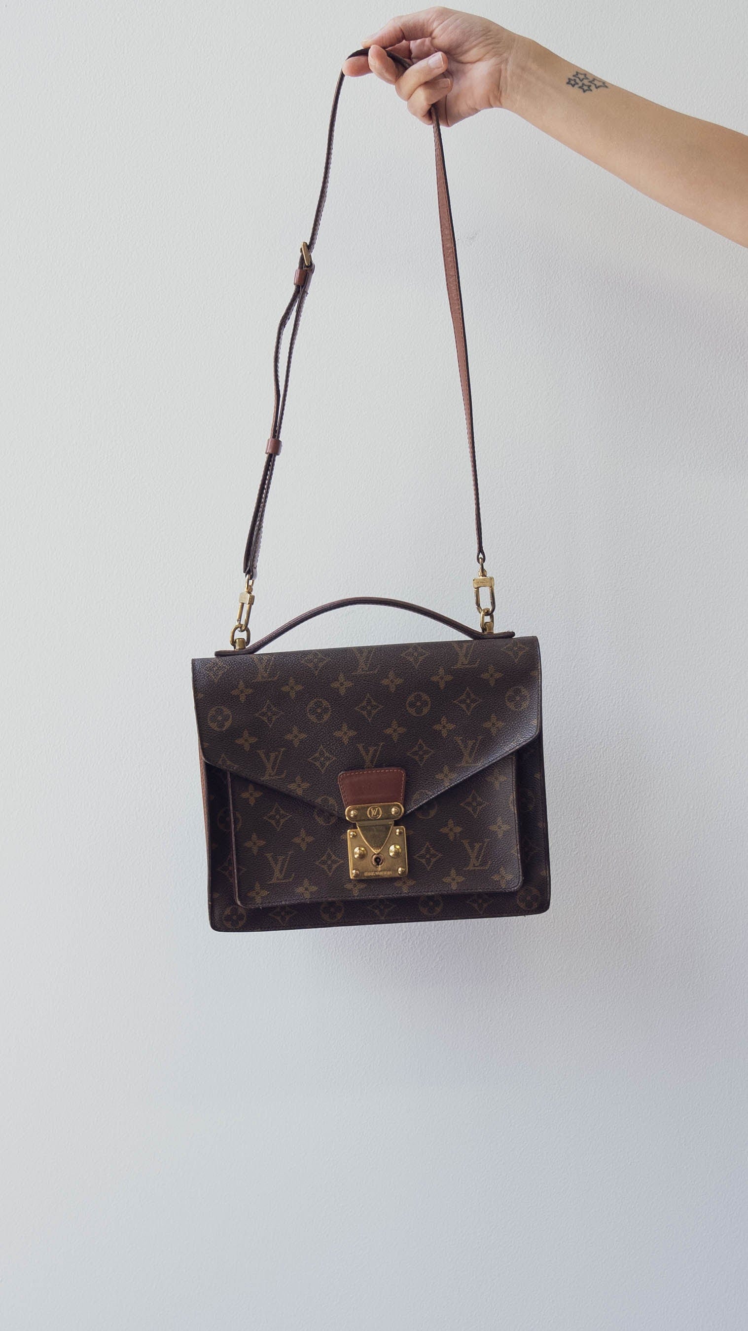 Louis Vuitton Louis Vuitton Monogram Monceau 2Way Shoulder Bag - AWL2681