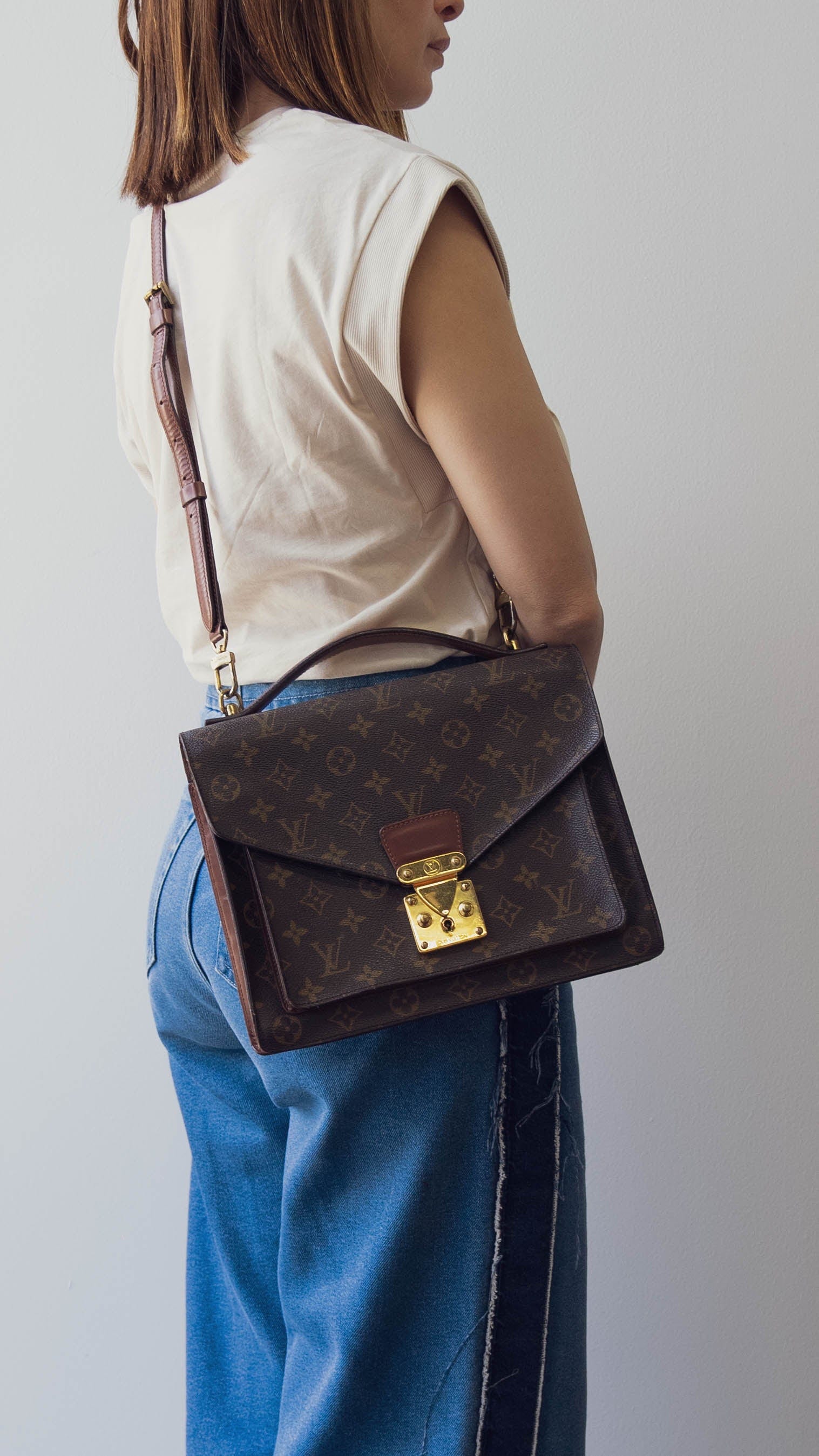 Louis Vuitton Louis Vuitton Monogram Monceau 2Way Shoulder Bag - AWL2681