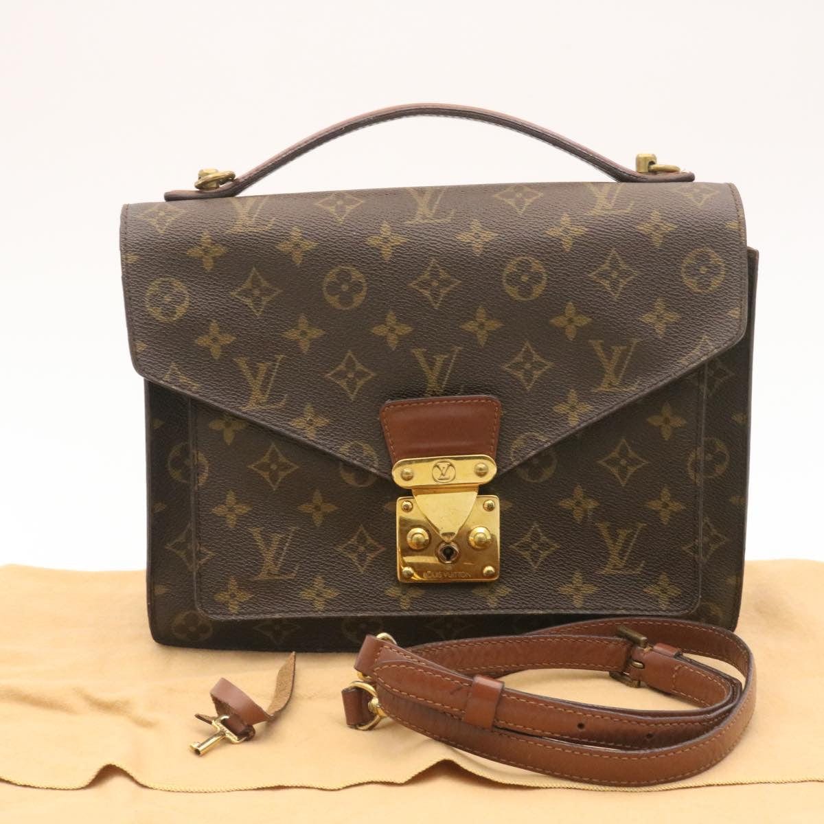 Louis Vuitton LOUIS VUITTON Monogram Monceau 2Way Shoulder Bag Hand Bag M51185 LV Auth 28324 - AWL2681