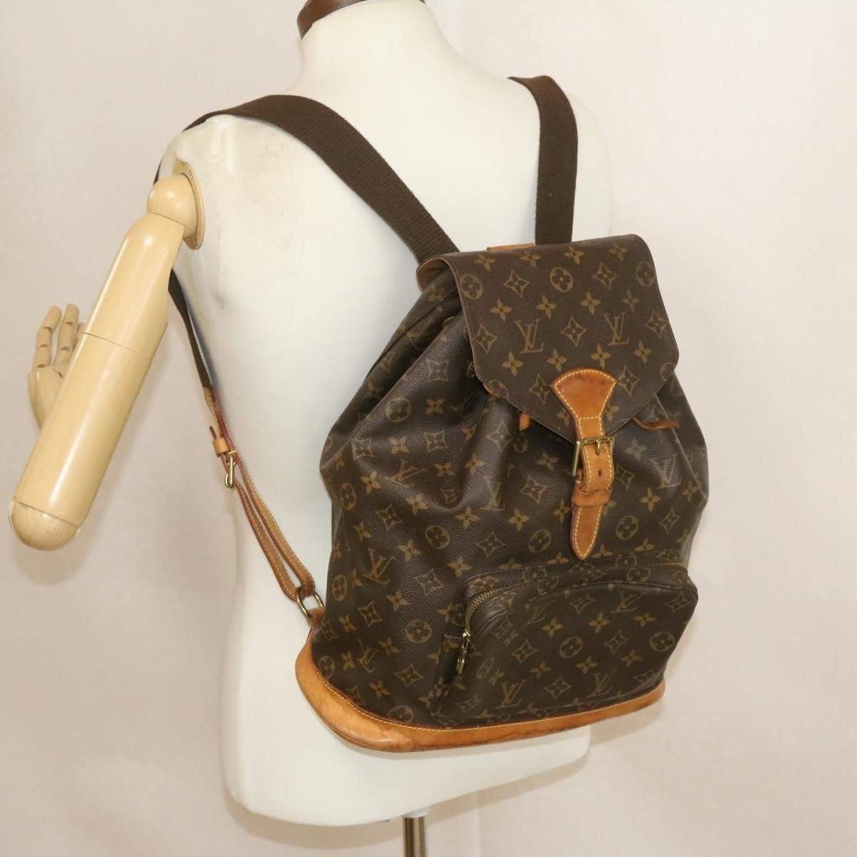 Louis Vuitton LOUIS VUITTON Monogram Montsouris GM Backpack BA0957