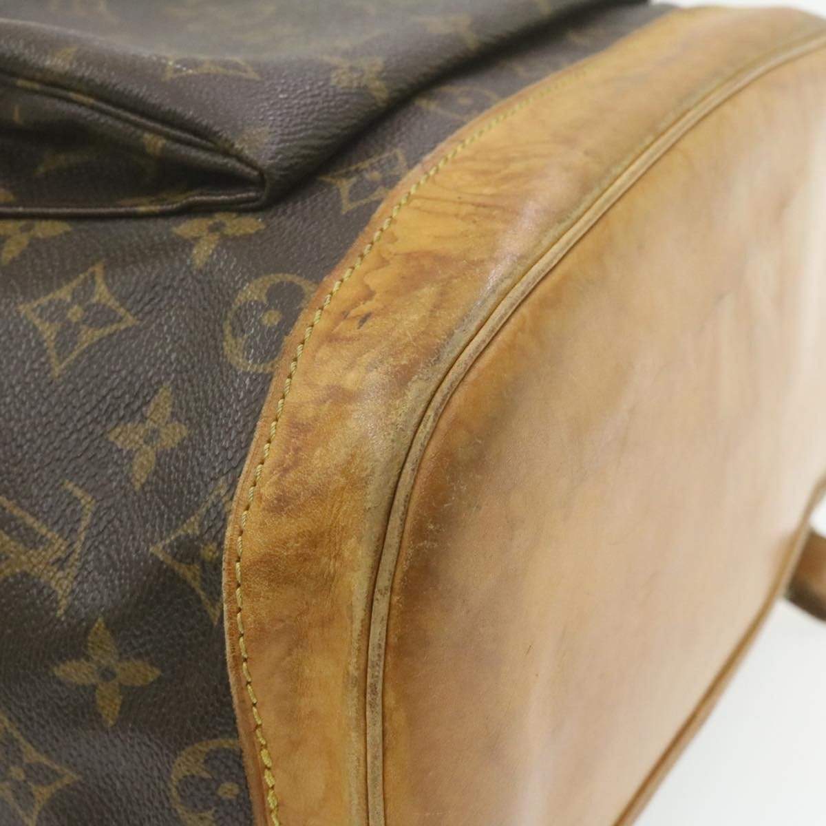 Louis Vuitton LOUIS VUITTON Monogram Montsouris GM Backpack Knapsack M51135 LV Auth 20814