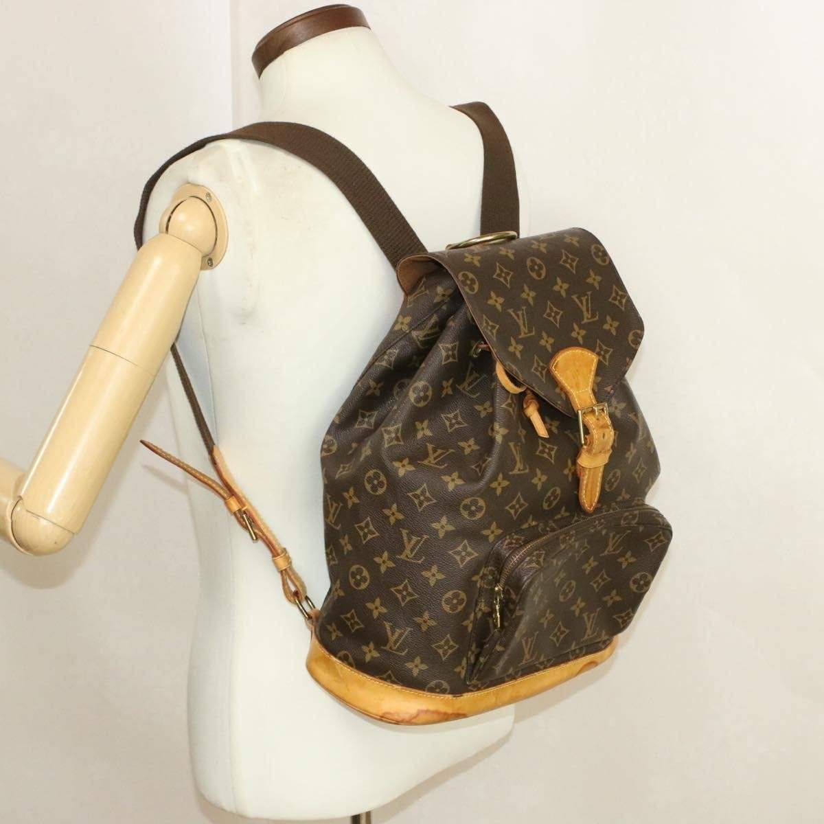 Louis Vuitton LOUIS VUITTON Monogram Montsouris GM Backpack MI9066