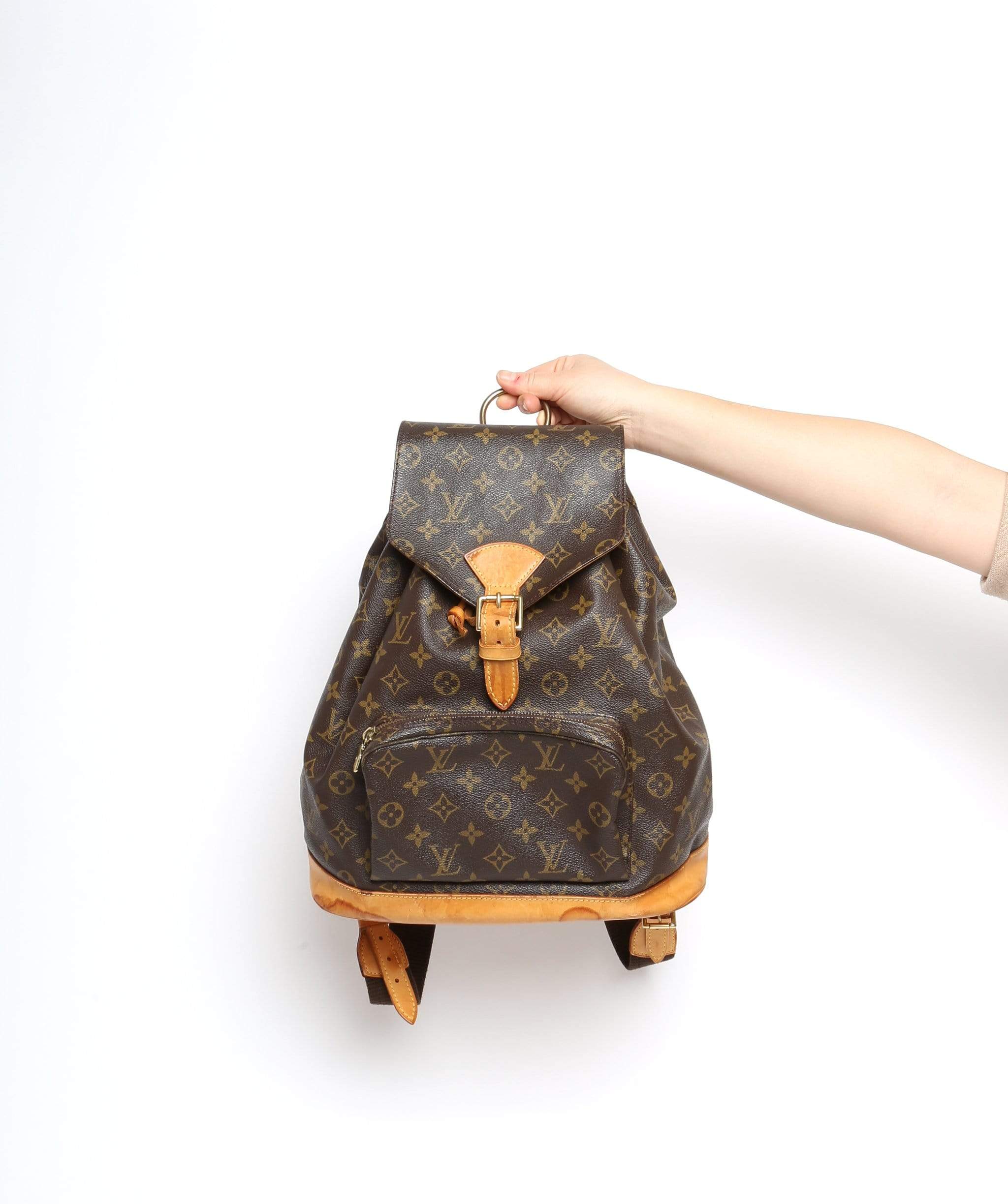 Louis Vuitton LOUIS VUITTON Monogram Montsouris GM Backpack MI9066