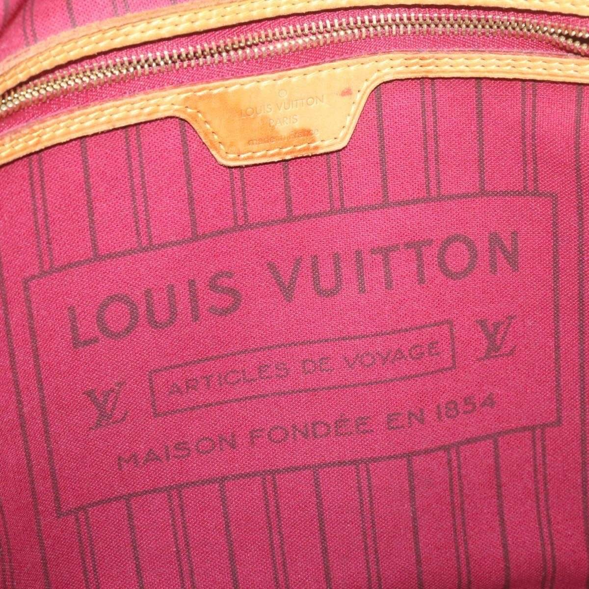 Louis Vuitton LOUIS VUITTON Monogram Neverfull MM Tote Bag AWL1055