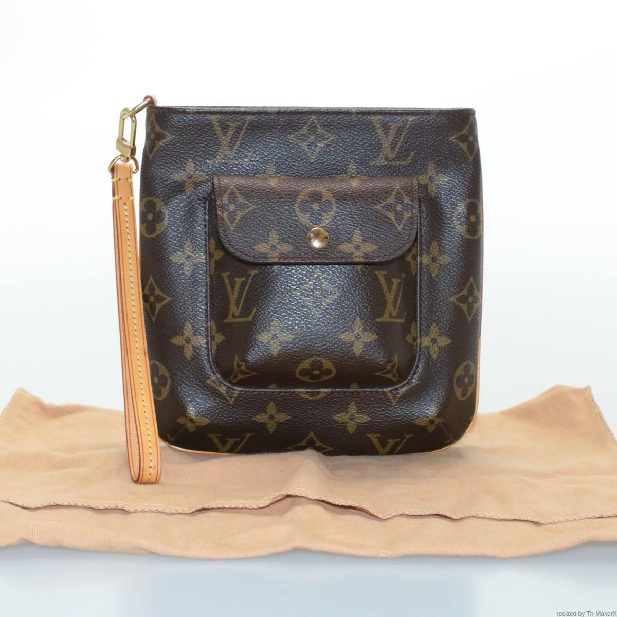 Louis Vuitton Louis Vuitton Monogram Partition Clutch Bag