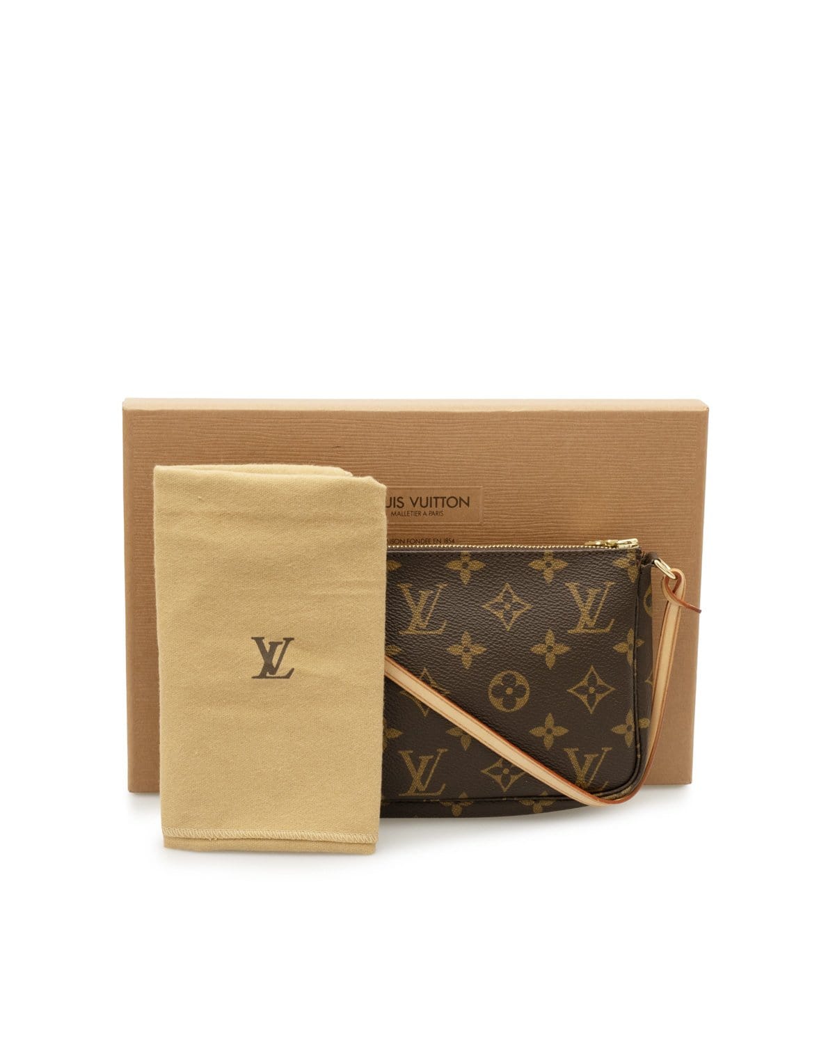 Louis Vuitton LOUIS VUITTON Monogram Pochette Accessoires Pouch Bag - AWL1912