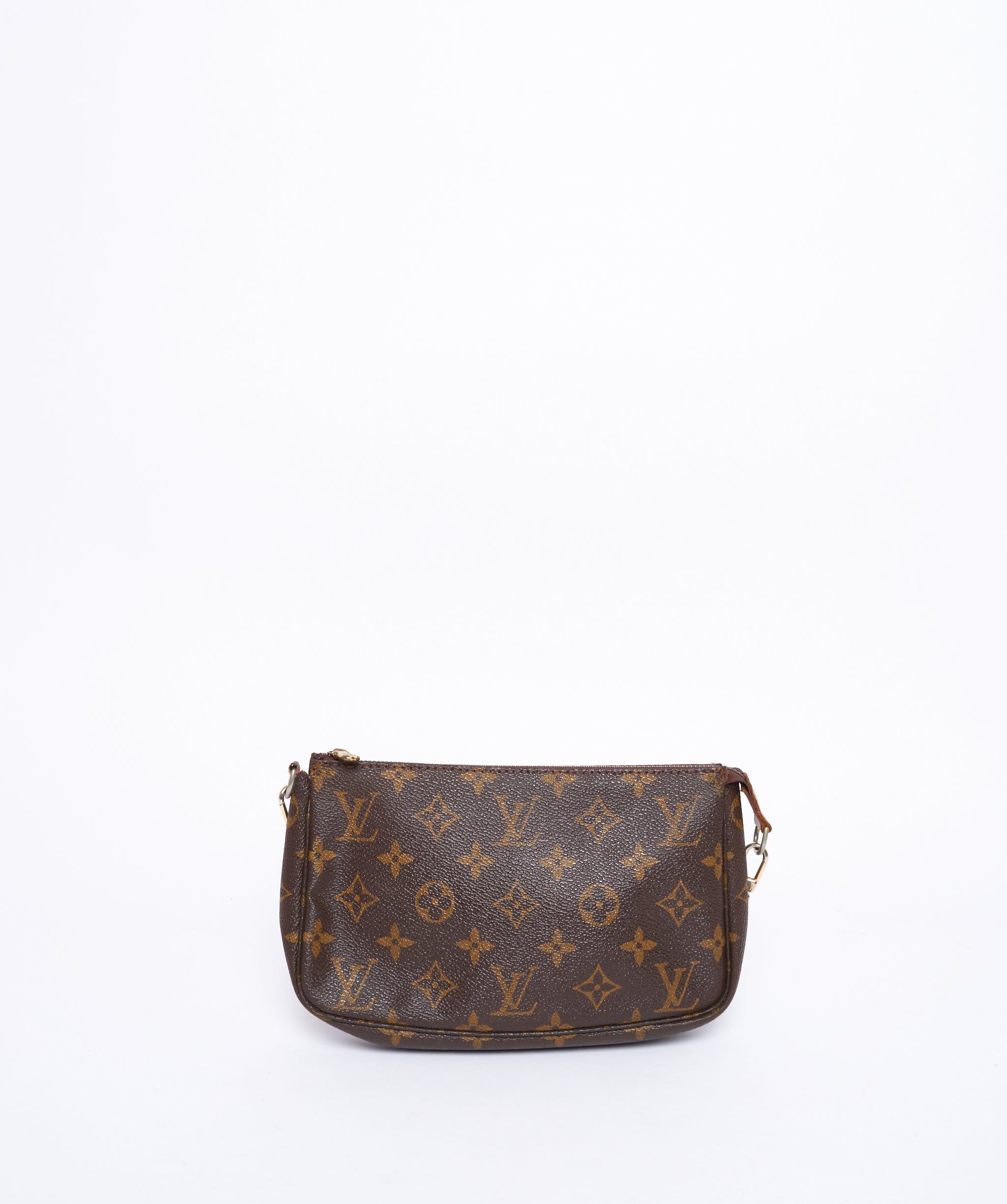 Louis Vuitton LOUIS VUITTON Monogram Pochette AR1928 with gold chain strap