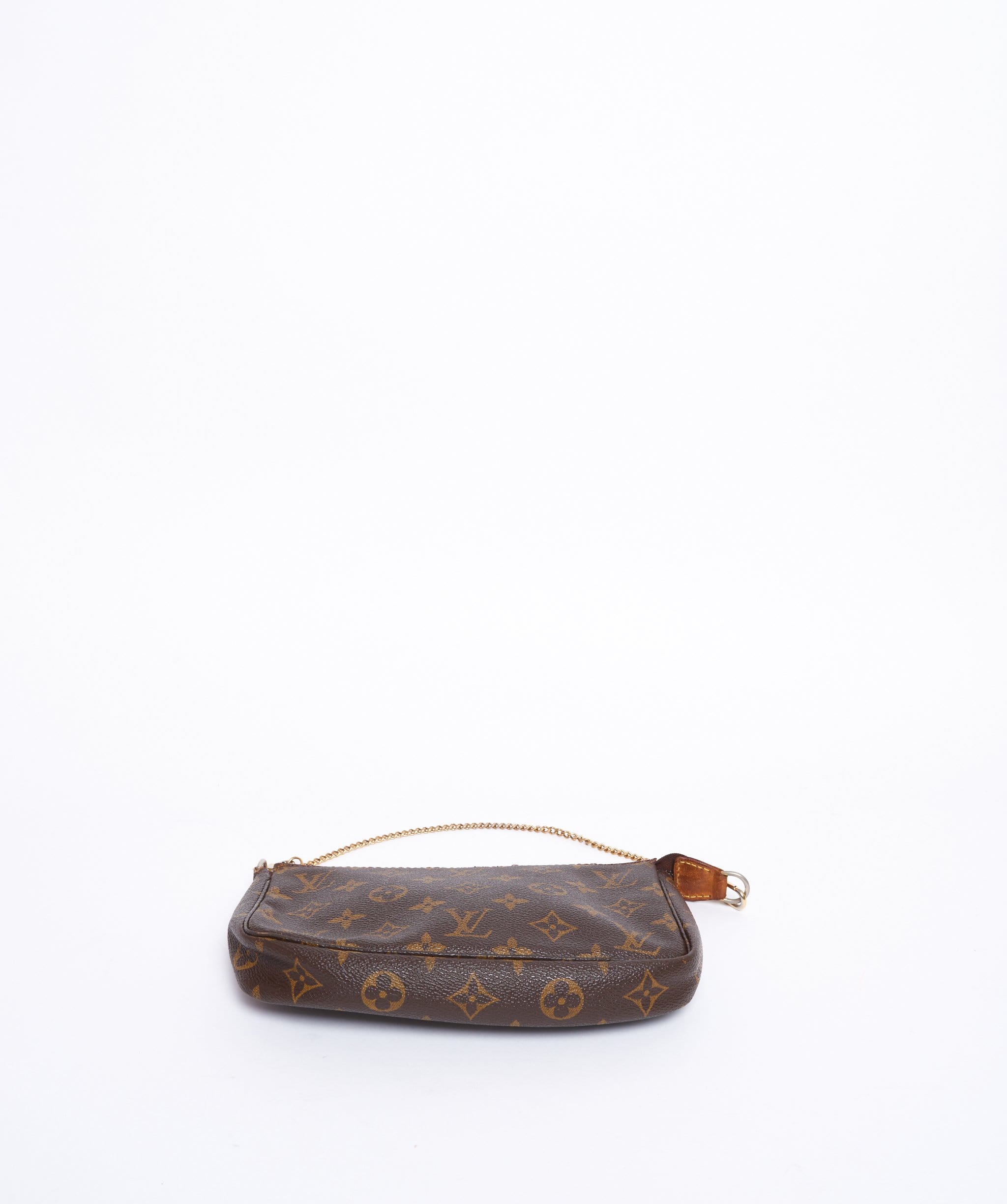 Louis Vuitton LOUIS VUITTON Monogram Pochette AR1928 with gold chain strap