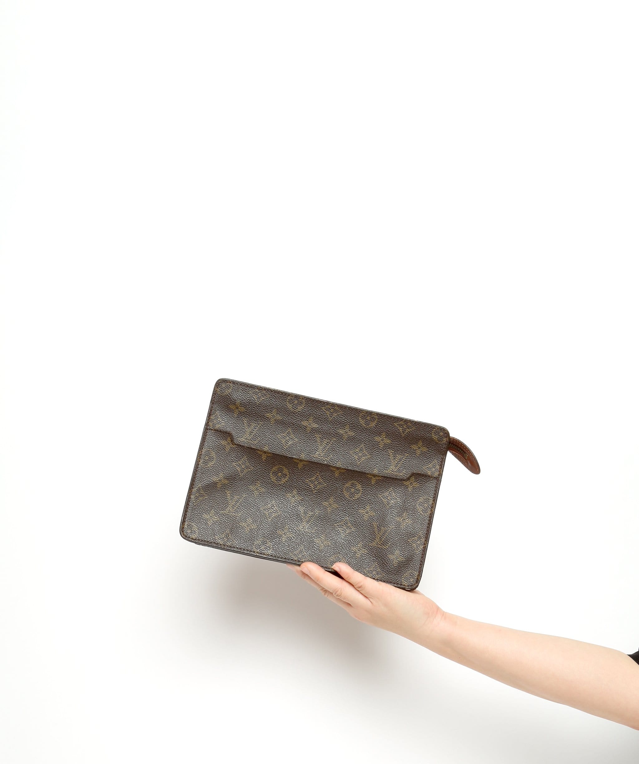 Louis Vuitton LOUIS VUITTON Monogram Pochette Homme Clutch Bag TH0992