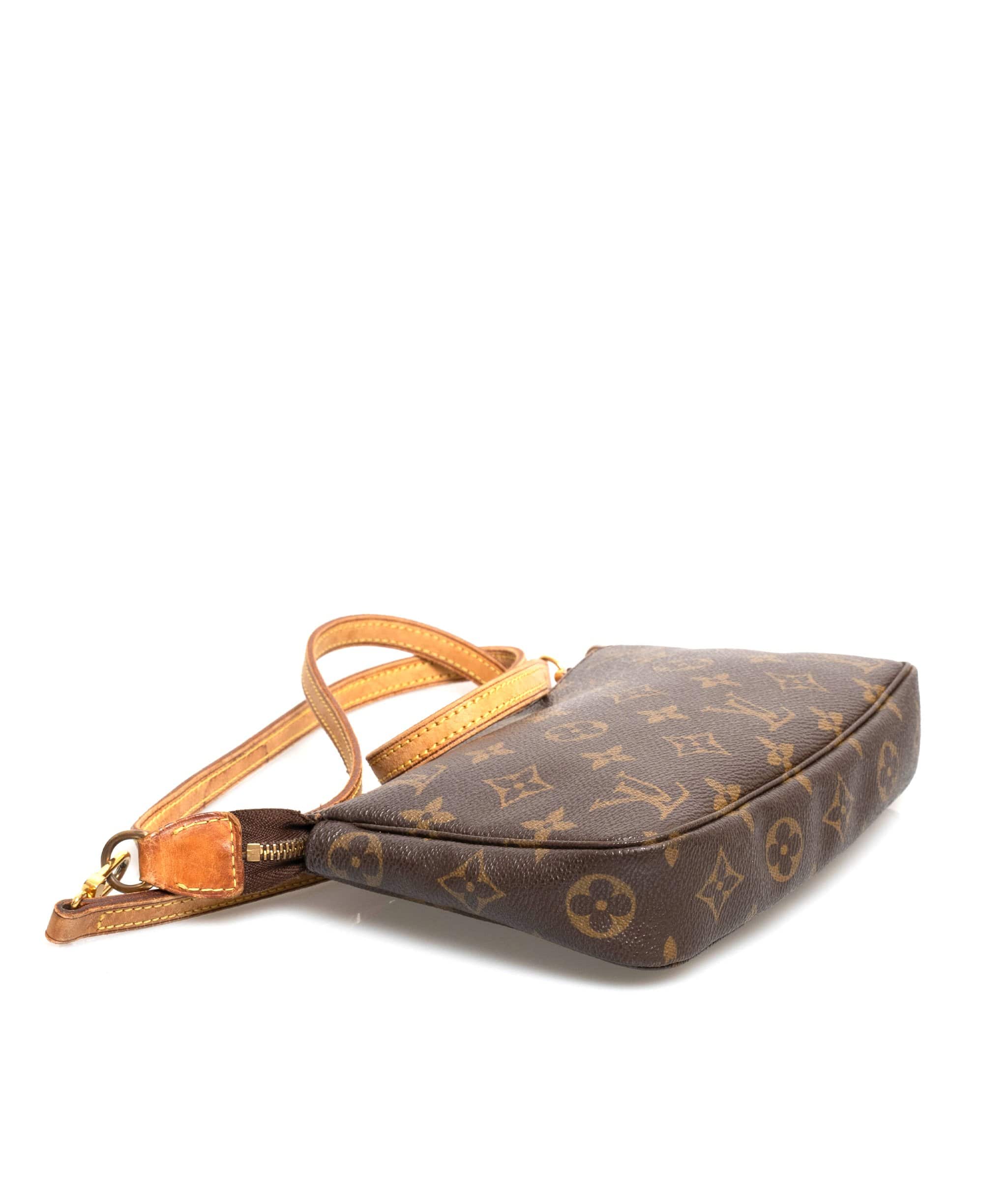 Louis Vuitton Louis Vuitton Monogram Pochette with Long Strap - AWL1709