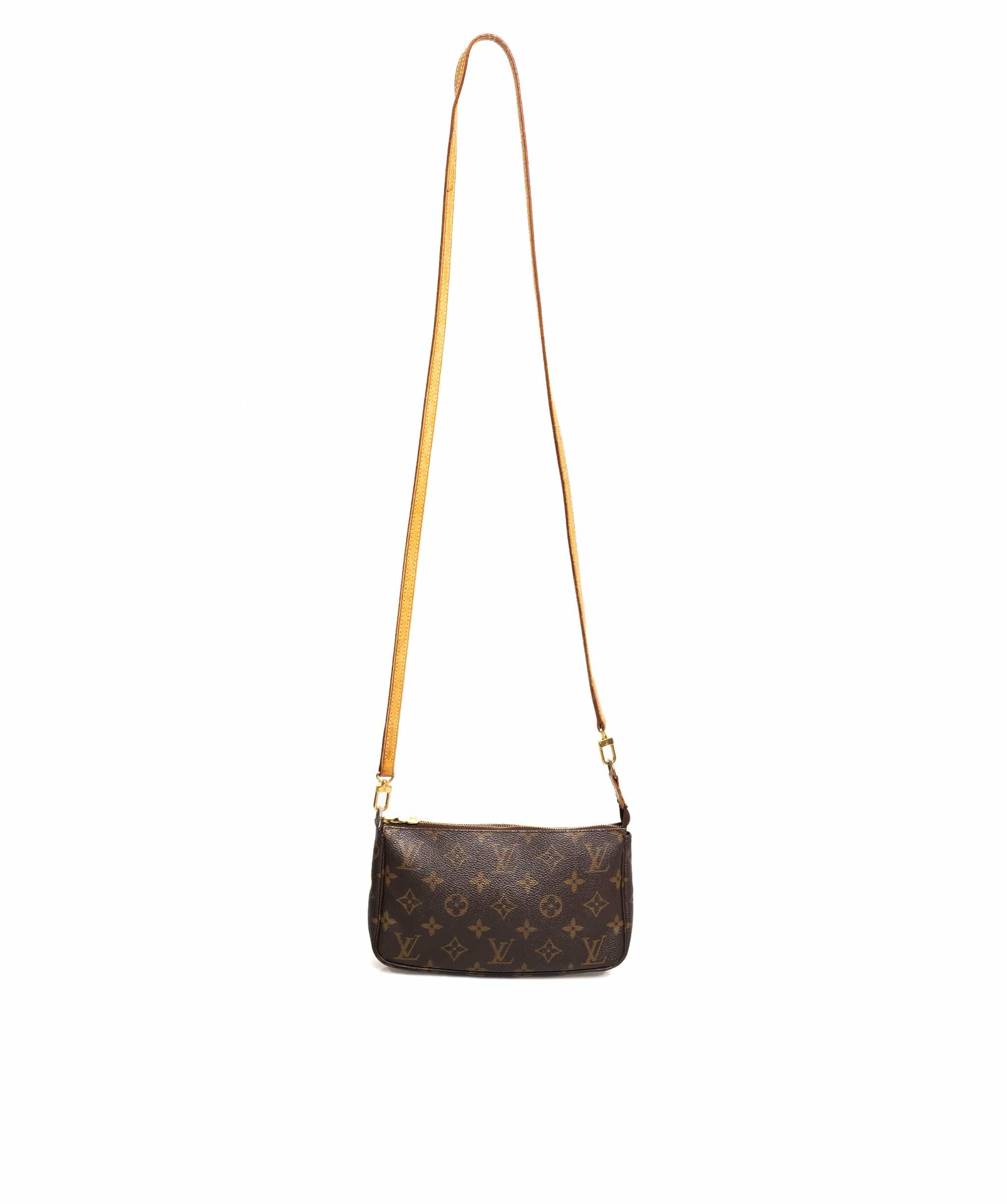 Louis Vuitton Louis Vuitton Monogram Pochette with Long Strap - AWL1709