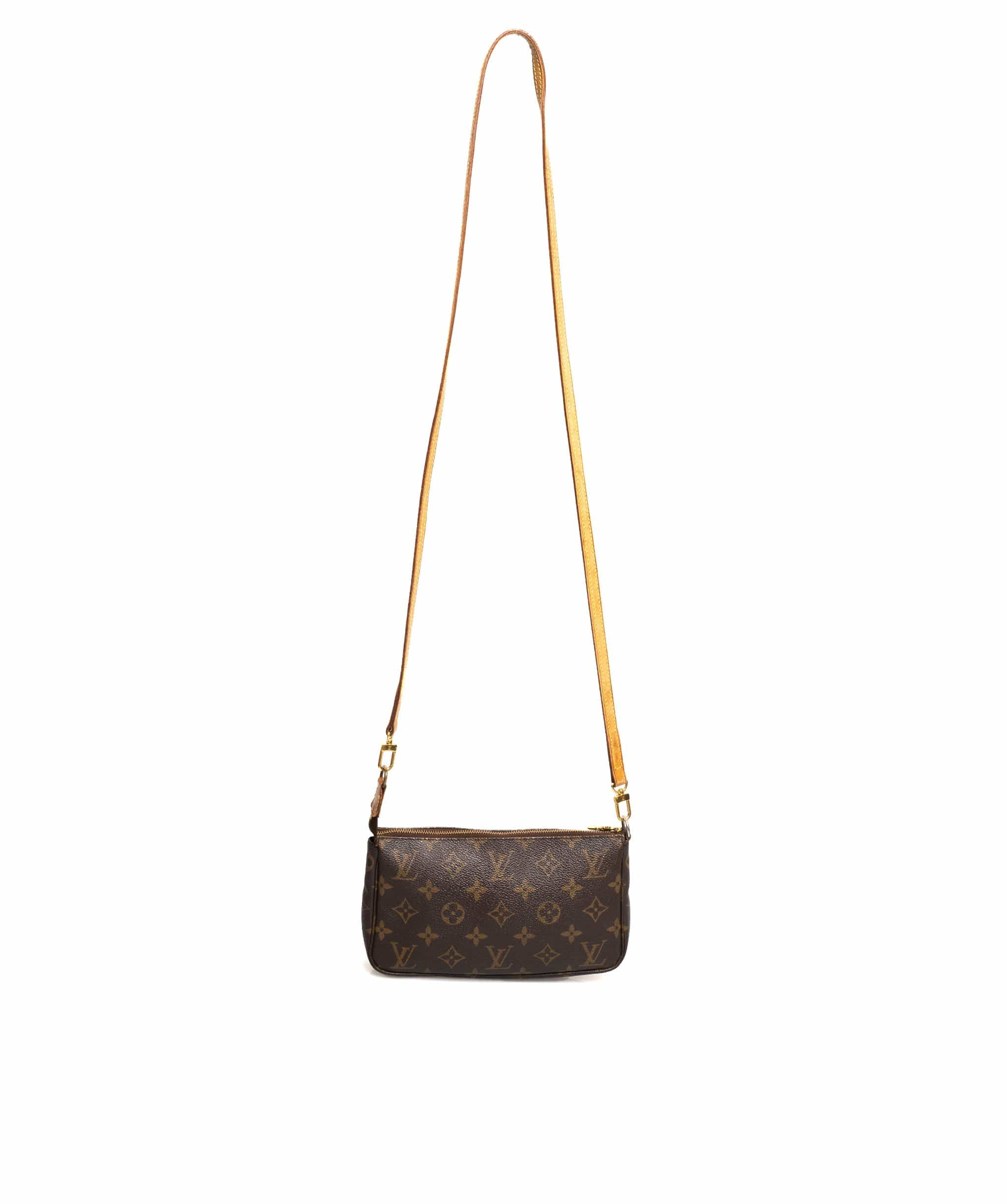 Louis Vuitton Louis Vuitton Monogram Pochette with Long Strap - AWL1709