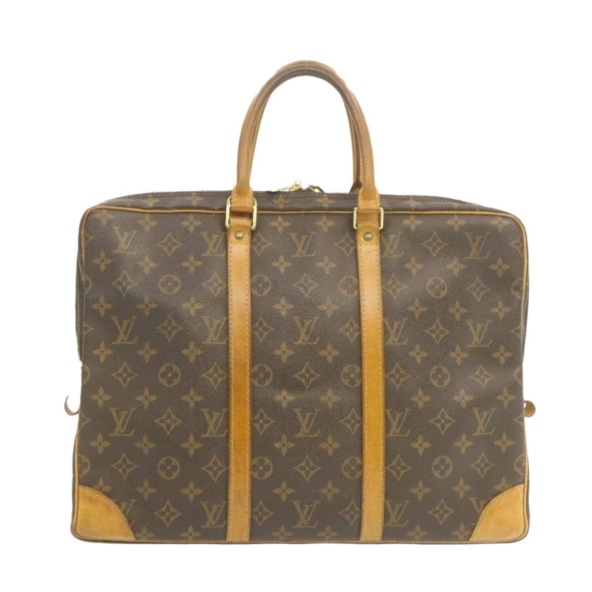 Louis Vuitton LOUIS VUITTON Monogram Porte Documents Voyage Hand Bag AWL1049