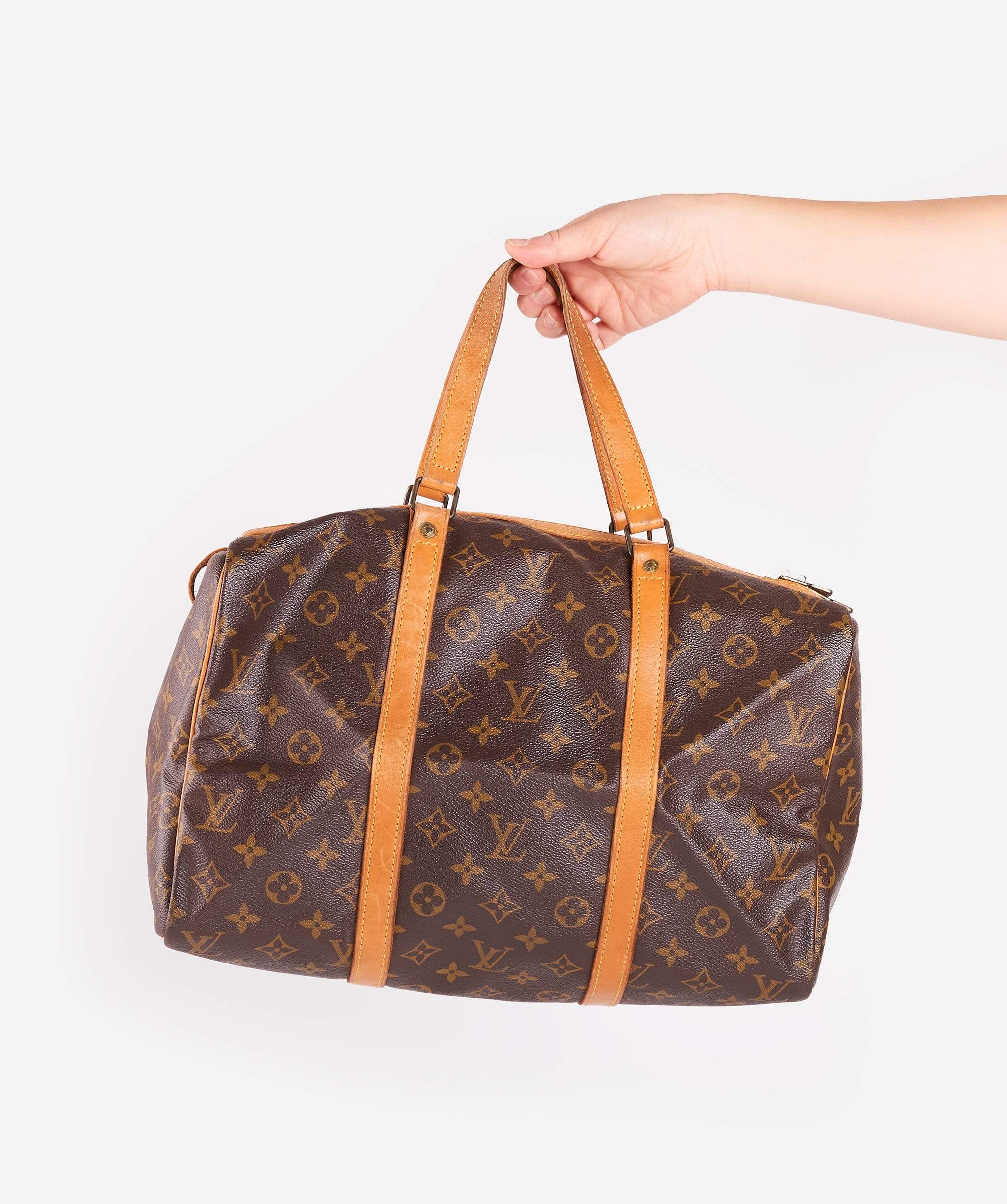 Louis Vuitton LOUIS VUITTON Monogram Sac Souple 35 Boston Bag