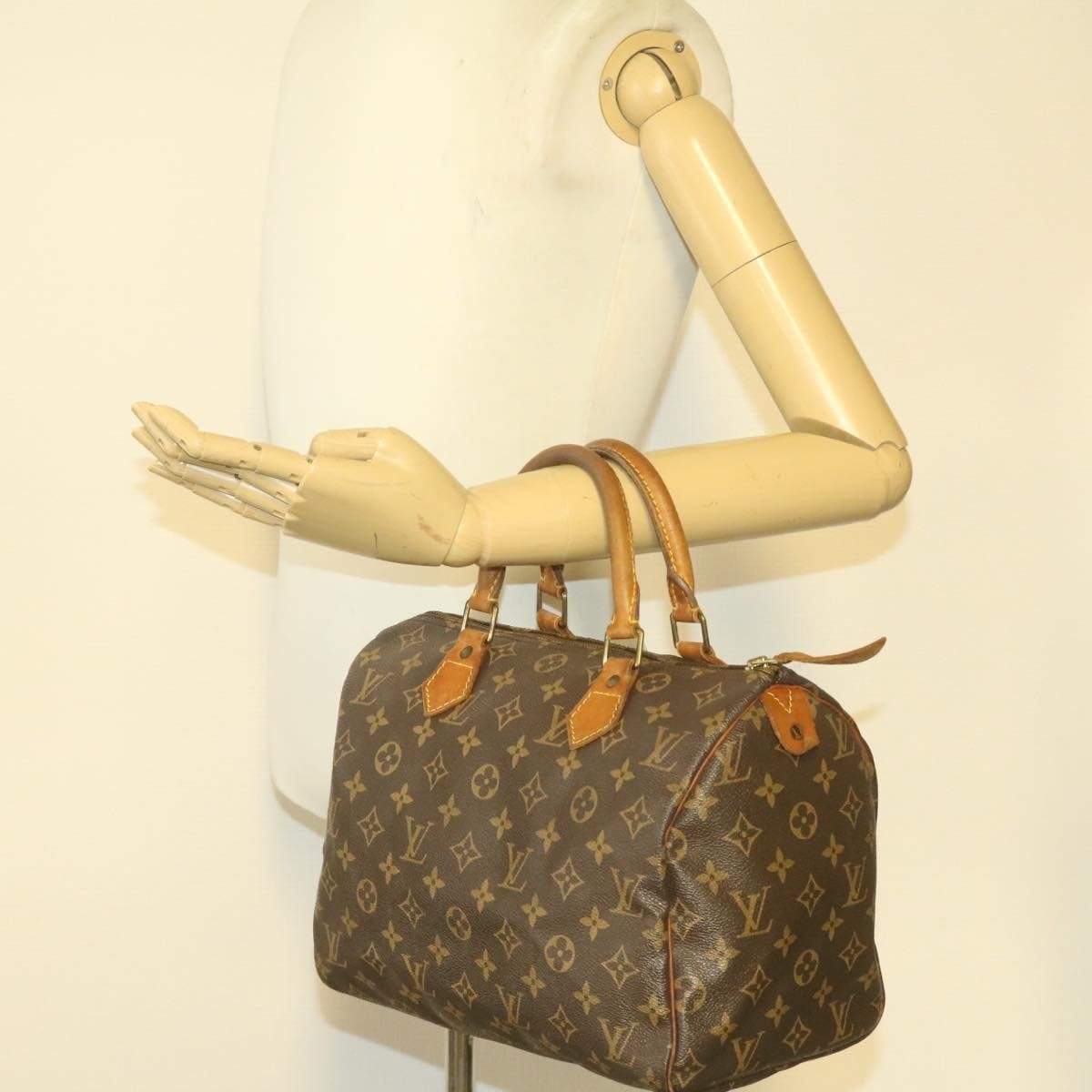 Louis Vuitton LOUIS VUITTON Monogram Speedy 30 Hand Bag AWL1044