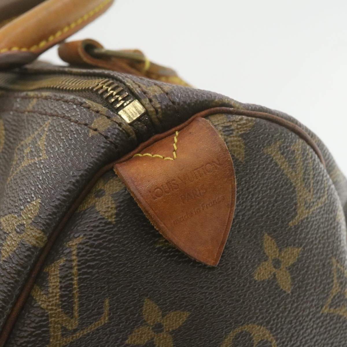 Louis Vuitton LOUIS VUITTON Monogram Speedy 30 Hand Bag AWL1044