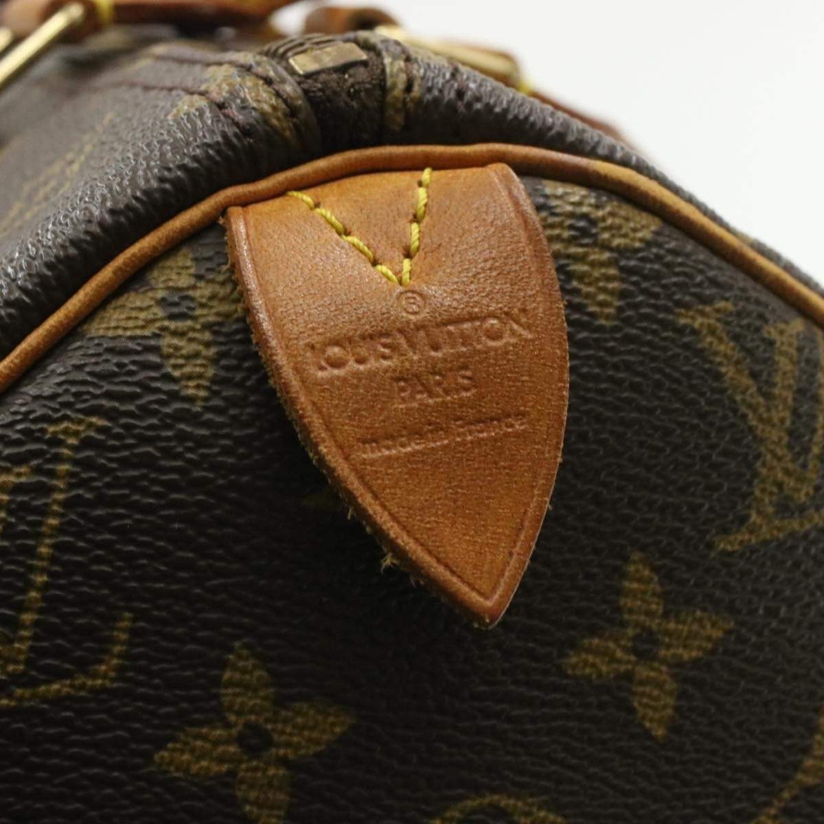 Louis Vuitton LOUIS VUITTON Monogram Speedy 30 Hand Bag LV SP0929